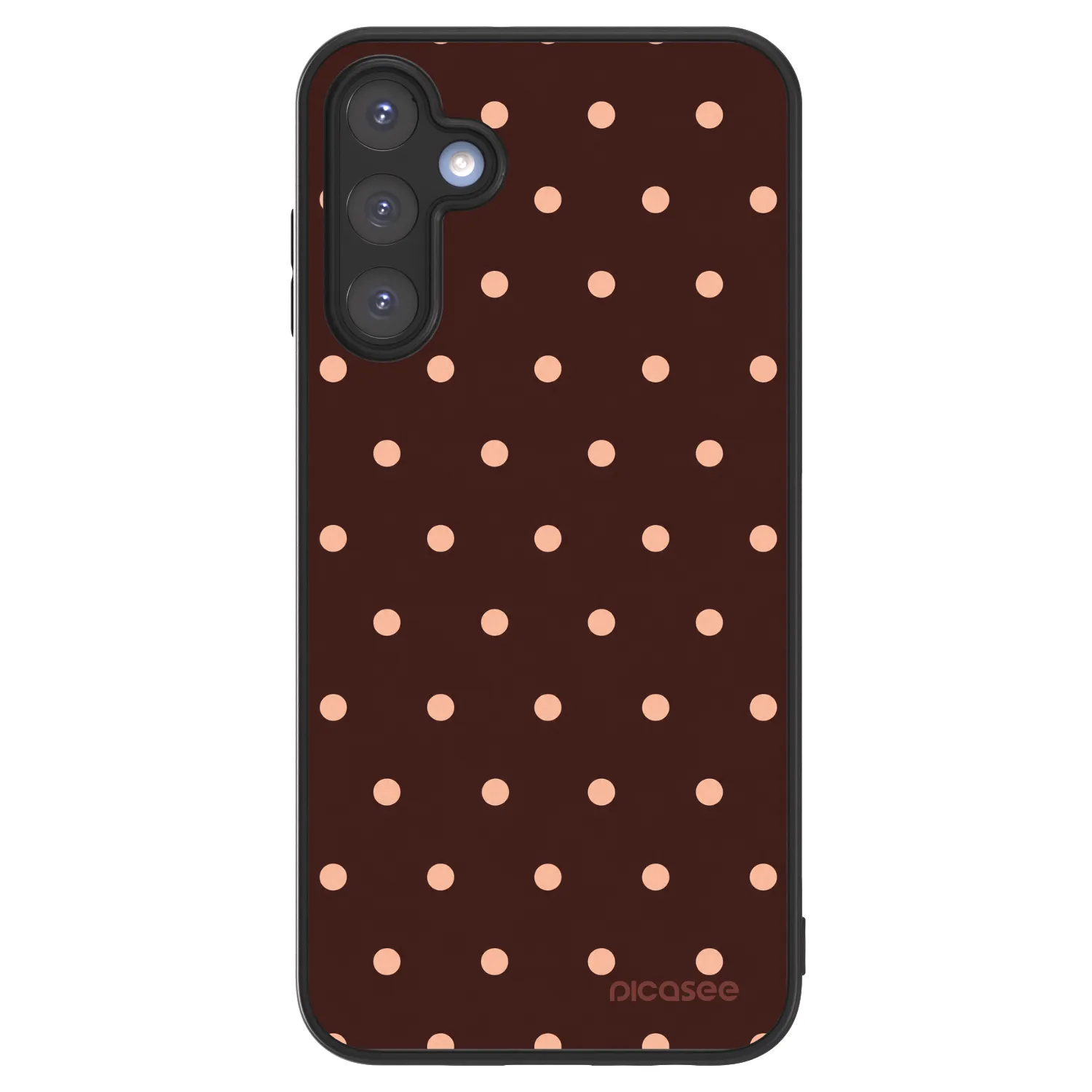 Picasee ULTIMATE CASE pentru Samsung Galaxy A15 A156B 5G - Peach Dots & Chocolate