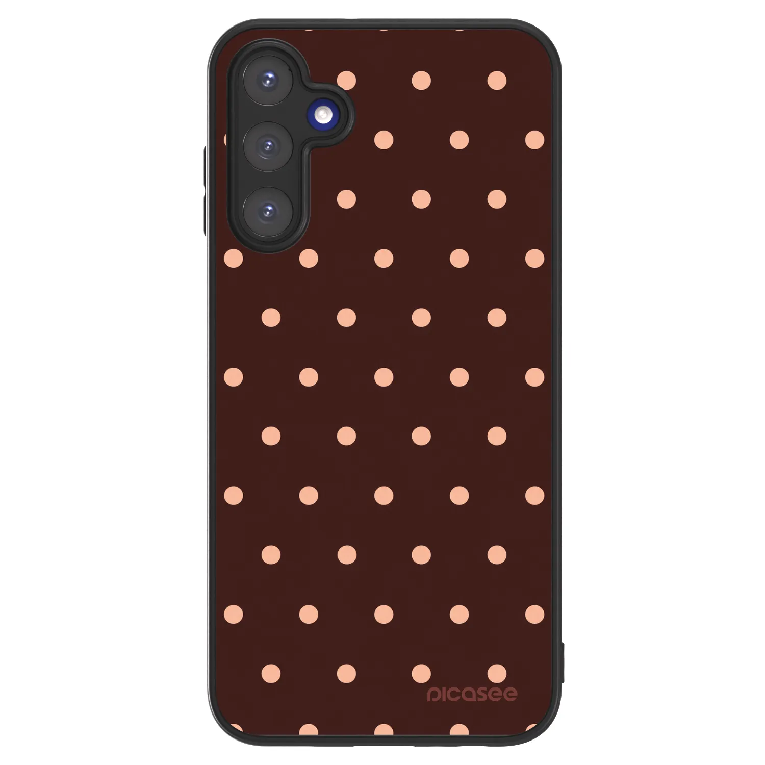 Picasee ULTIMATE CASE pentru Samsung Galaxy A15 A155F 4G - Peach Dots & Chocolate