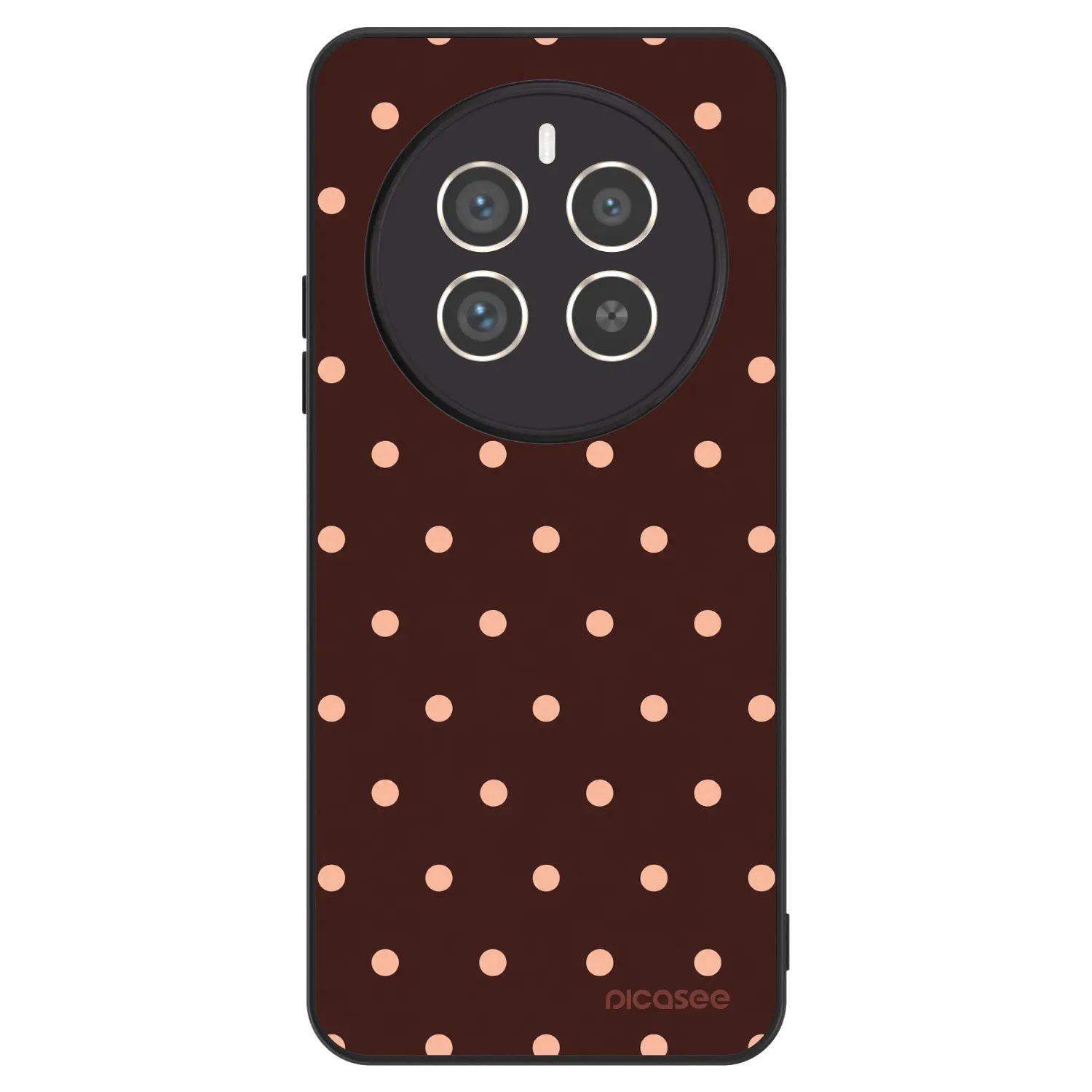 Picasee ULTIMATE CASE pentru Realme 12 Pro 5G - Peach Dots & Chocolate
