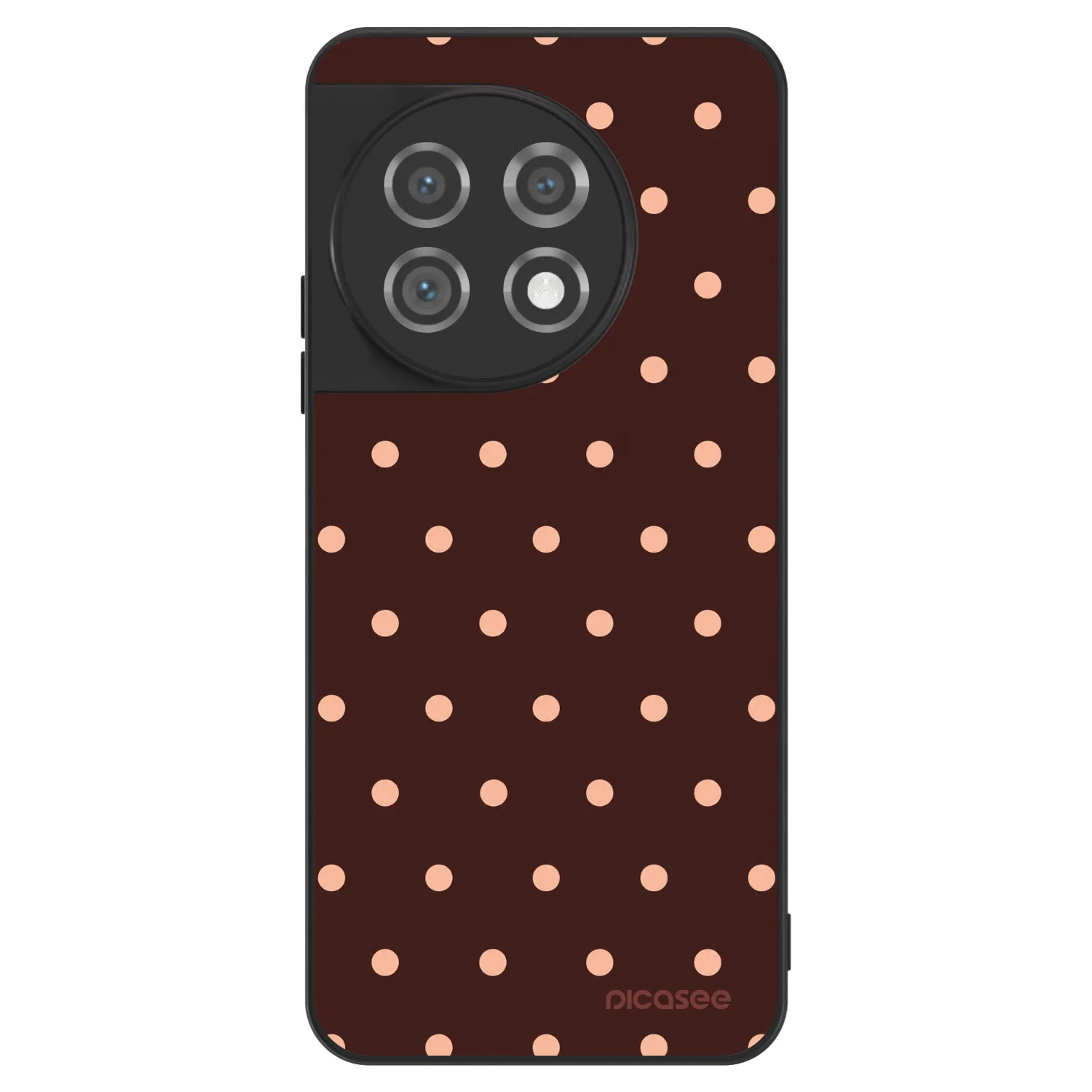 Picasee ULTIMATE CASE pentru OnePlus 11 5G - Peach Dots & Chocolate