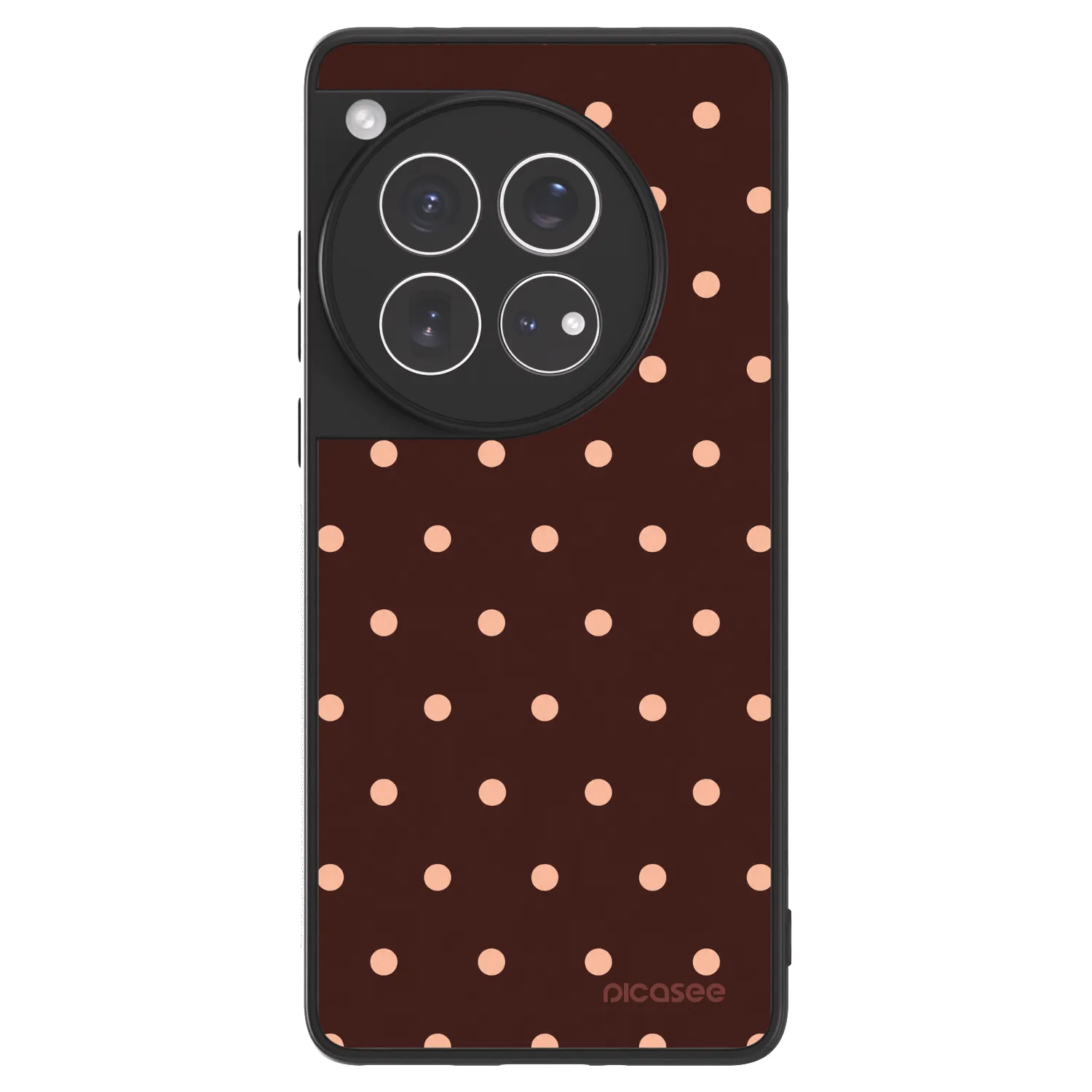 Picasee ULTIMATE CASE pentru OnePlus 12 5G - Peach Dots & Chocolate