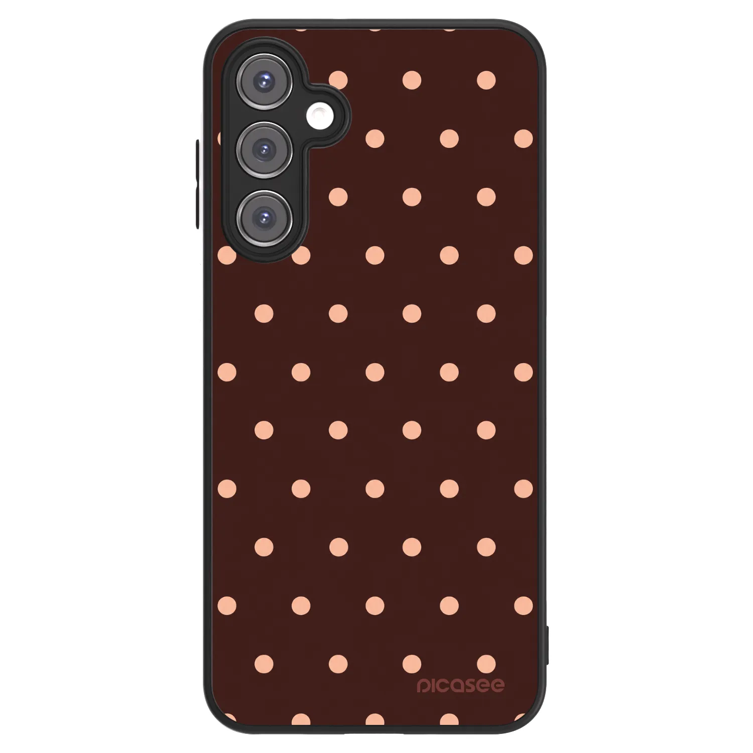 Picasee ULTIMATE CASE pentru Samsung Galaxy A16 5G - Peach Dots & Chocolate