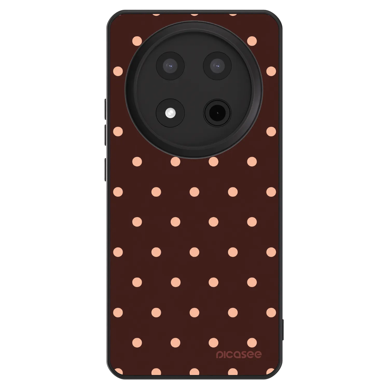 Picasee ULTIMATE CASE pentru Honor Magic7 Lite 5G - Peach Dots & Chocolate