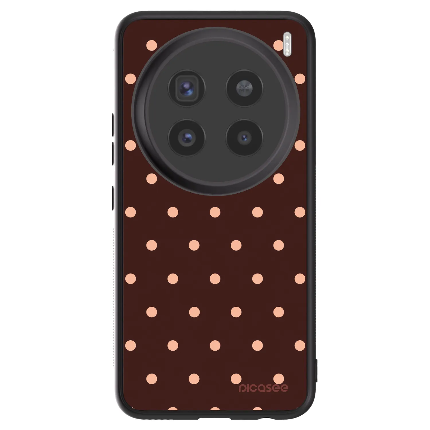 Picasee ULTIMATE CASE pentru Vivo X200 Pro - Peach Dots & Chocolate