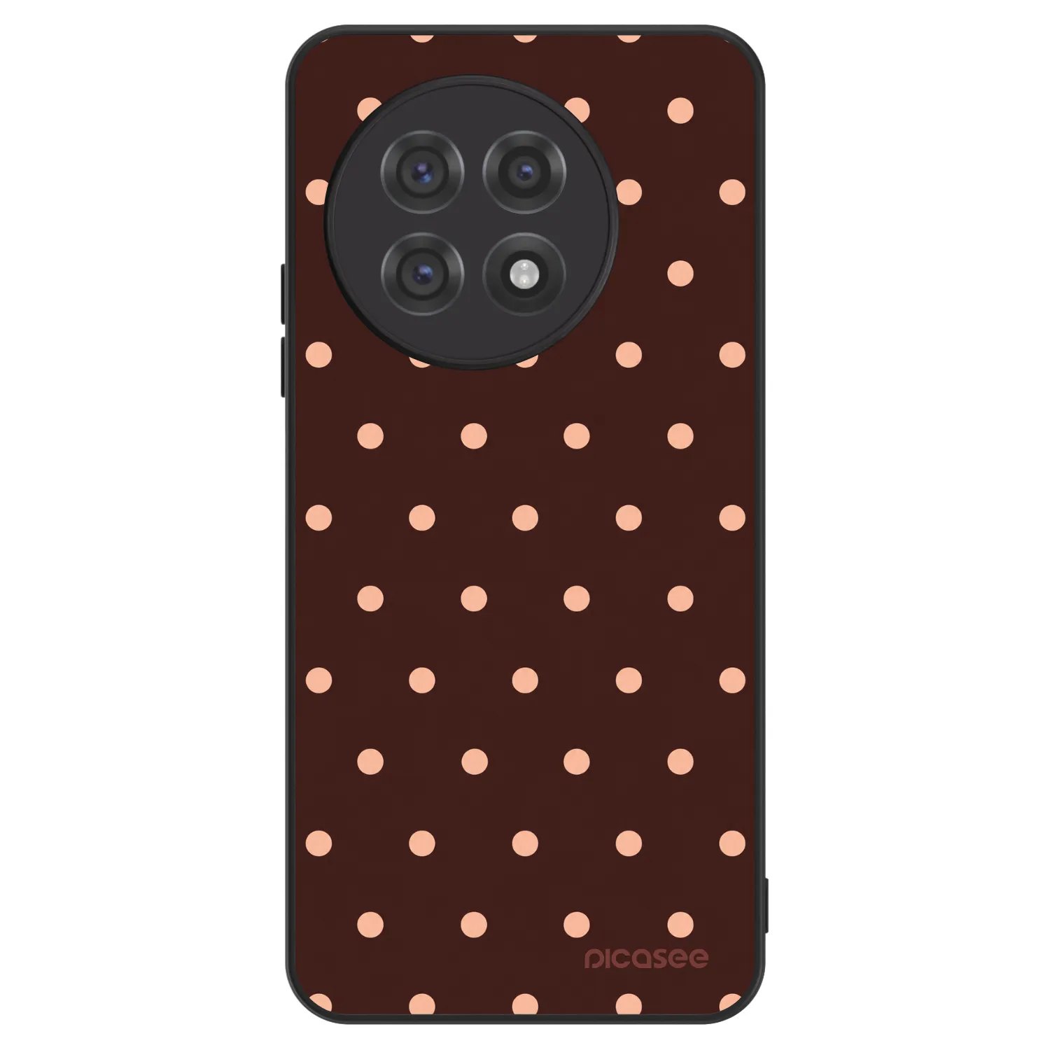 Picasee ULTIMATE CASE pentru OnePlus 13R 5G - Peach Dots & Chocolate