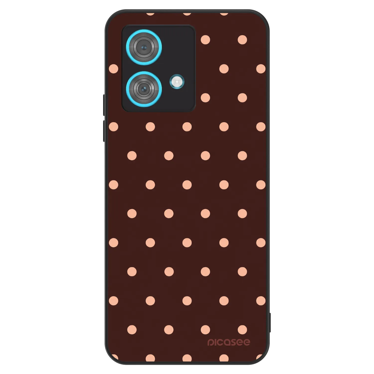 Picasee ULTIMATE CASE pentru Motorola Edge 40 Neo - Peach Dots & Chocolate
