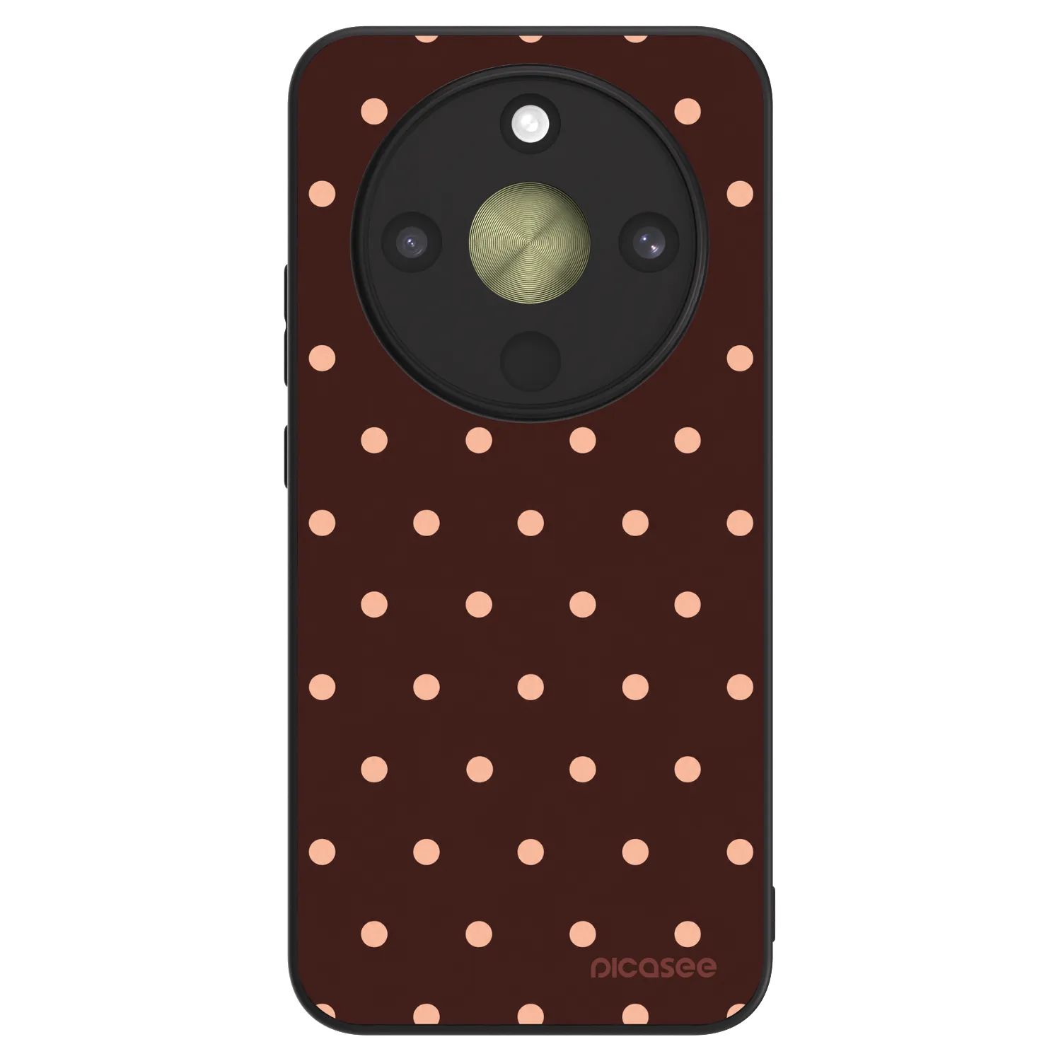 Picasee ULTIMATE CASE pentru Honor Magic8 Lite 5G - Peach Dots & Chocolate