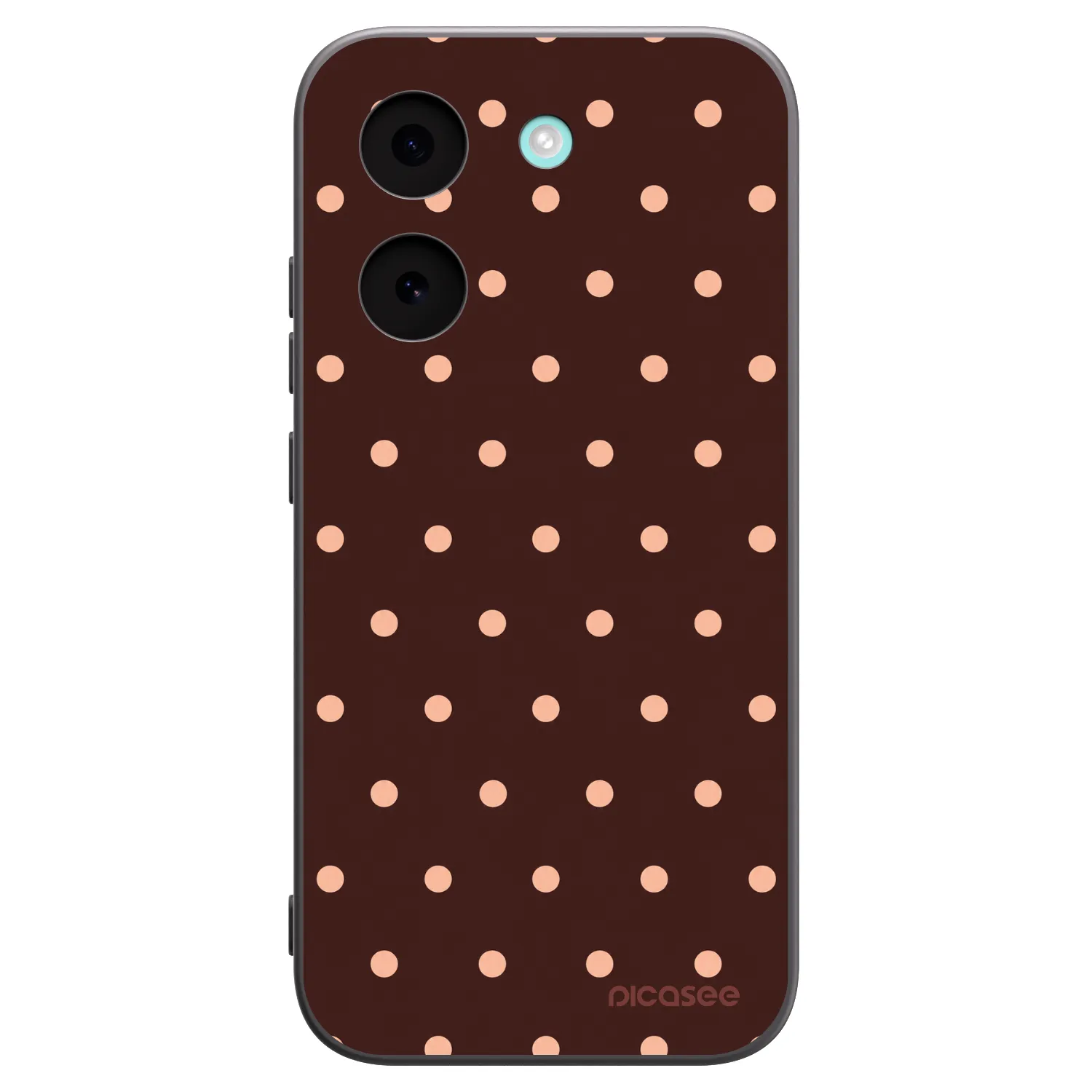 Picasee husă neagră din silicon pentru Xiaomi Poco X8 Pro - Peach Dots & Chocolate