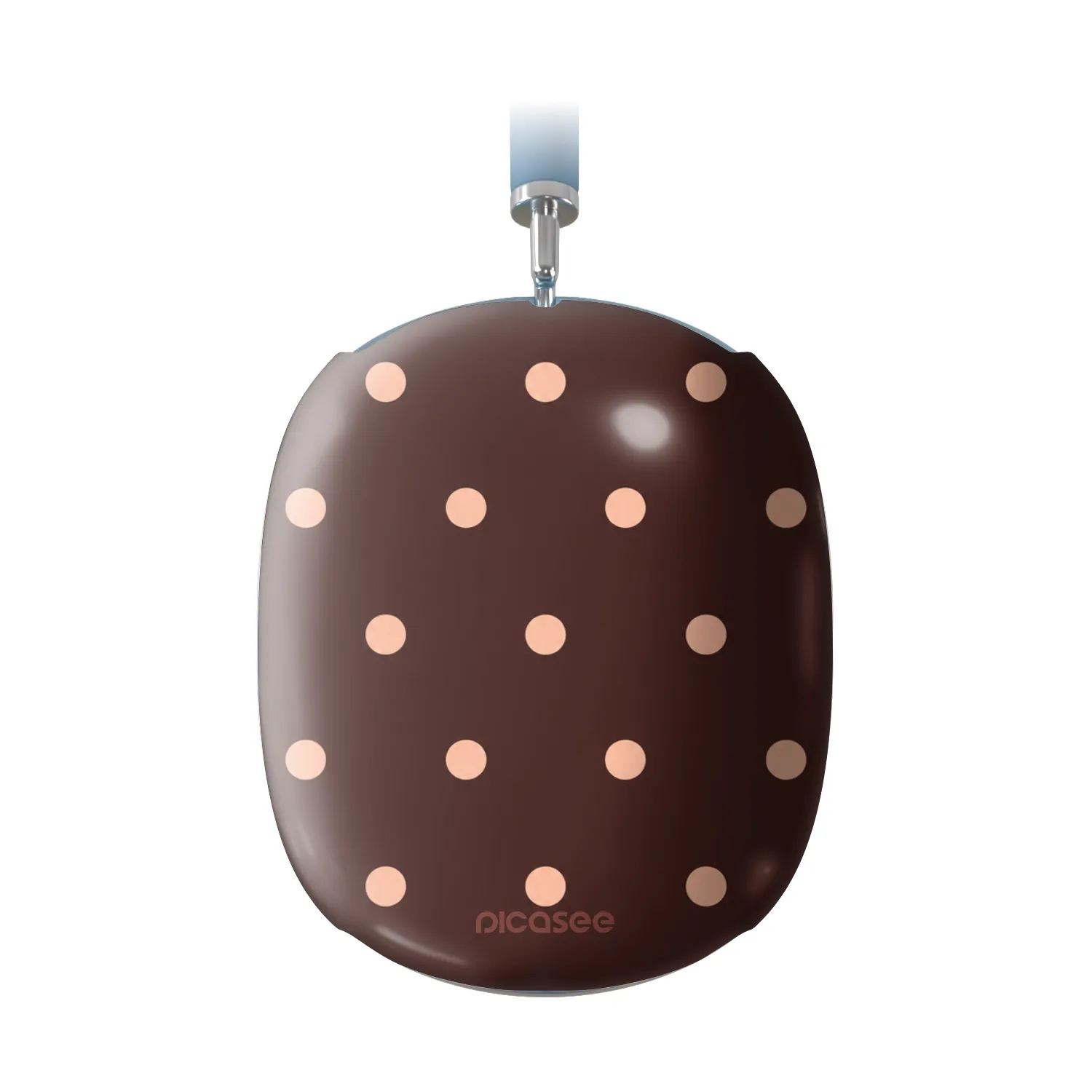 Picasee Obal pro Apple AirPods Max - Peach Dots & Chocolate