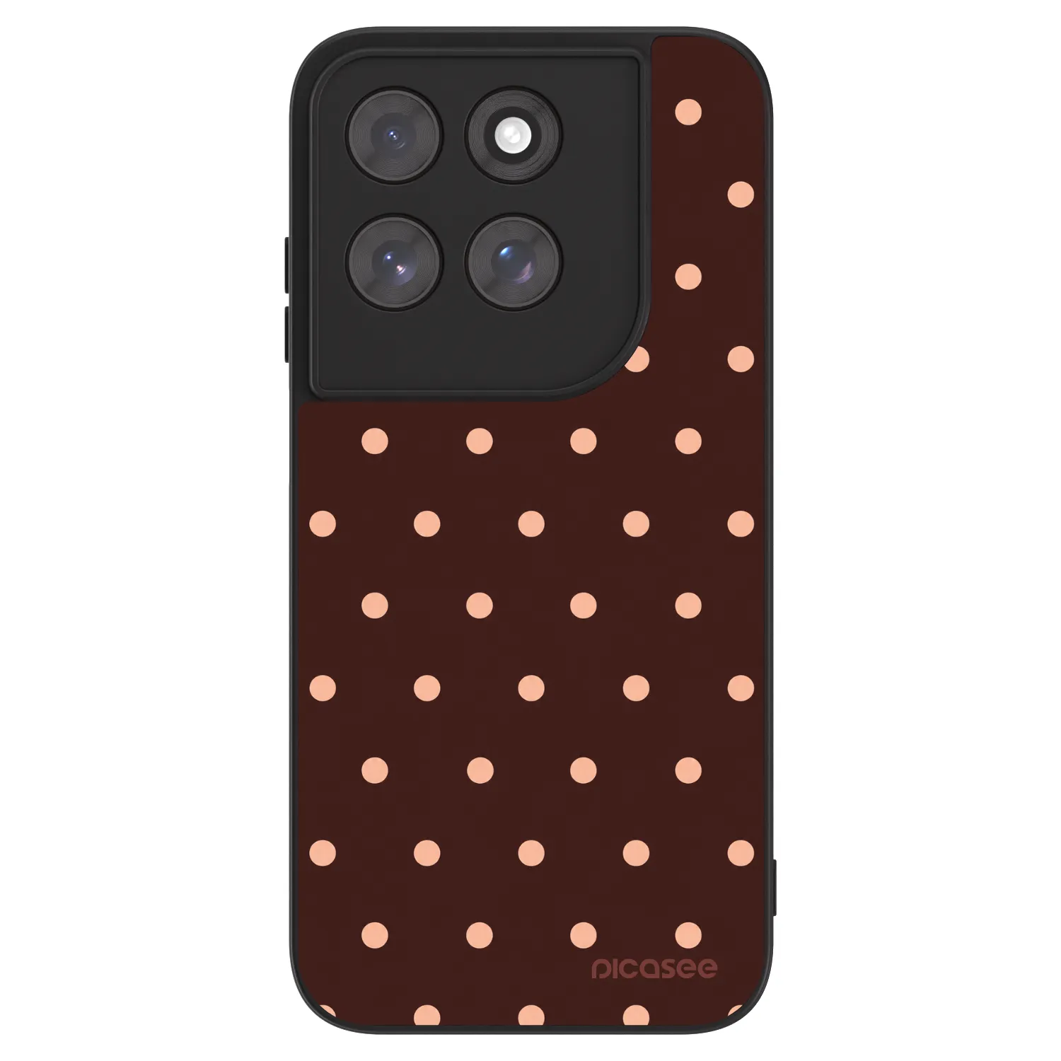 Picasee ULTIMATE CASE pentru Motorola Moto G77 - Peach Dots & Chocolate