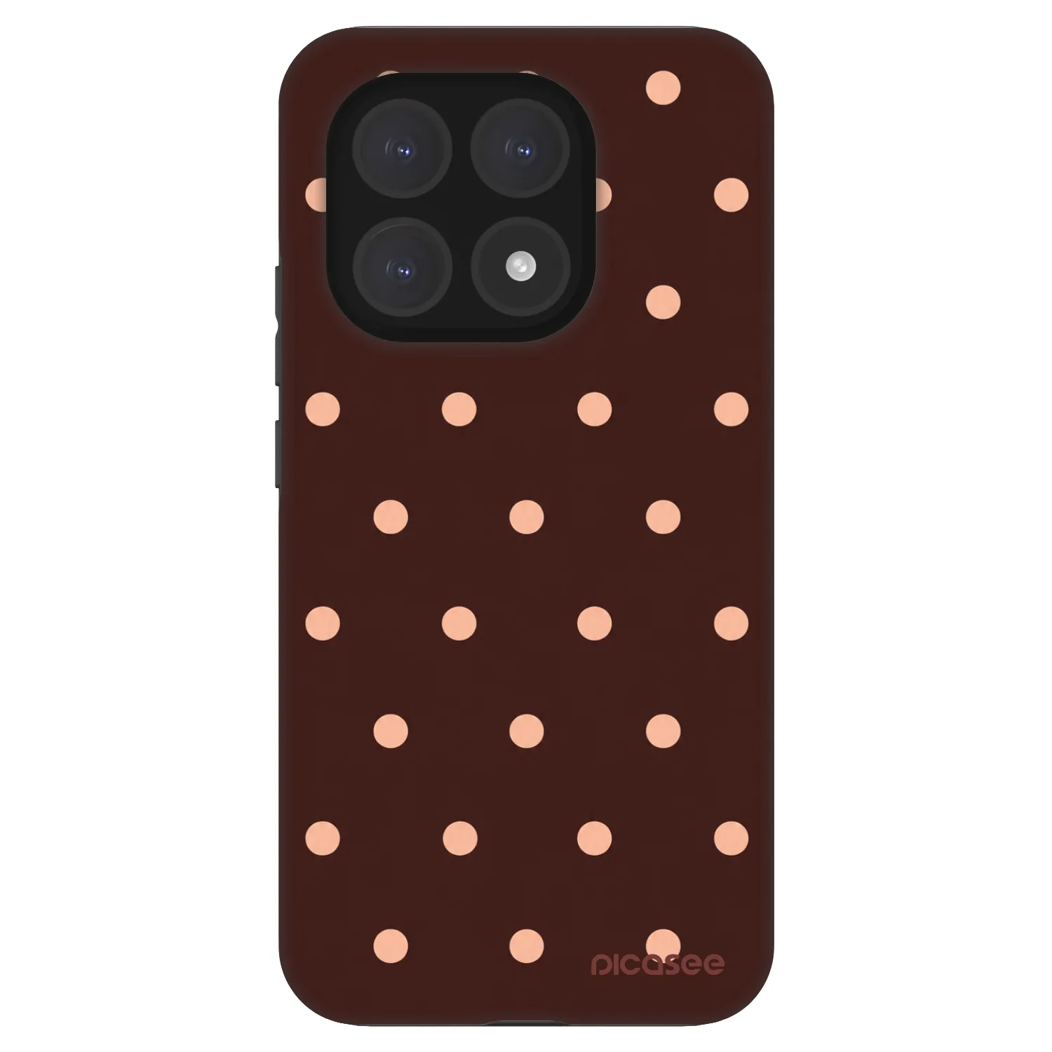 Picasee Fashion Case pentru Xiaomi 15T - Peach Dots & Chocolate