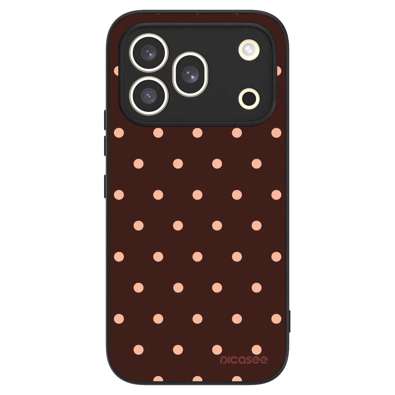 Picasee ULTIMATE CASE pentru Honor 600 Pro - Peach Dots & Chocolate