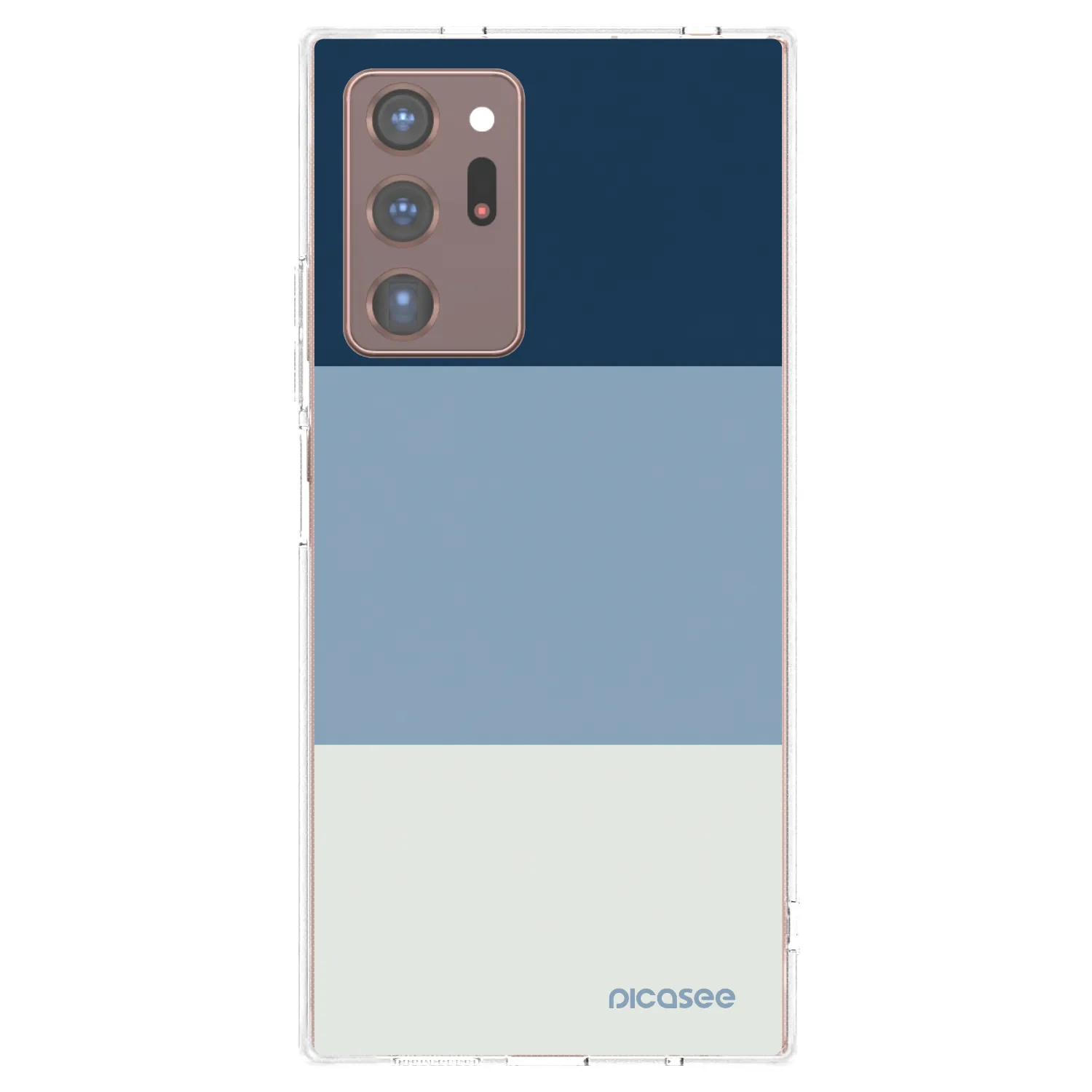 Picasee husă transparentă din silicon pentru Samsung Galaxy Note 20 Ultra - Coastal Blue
