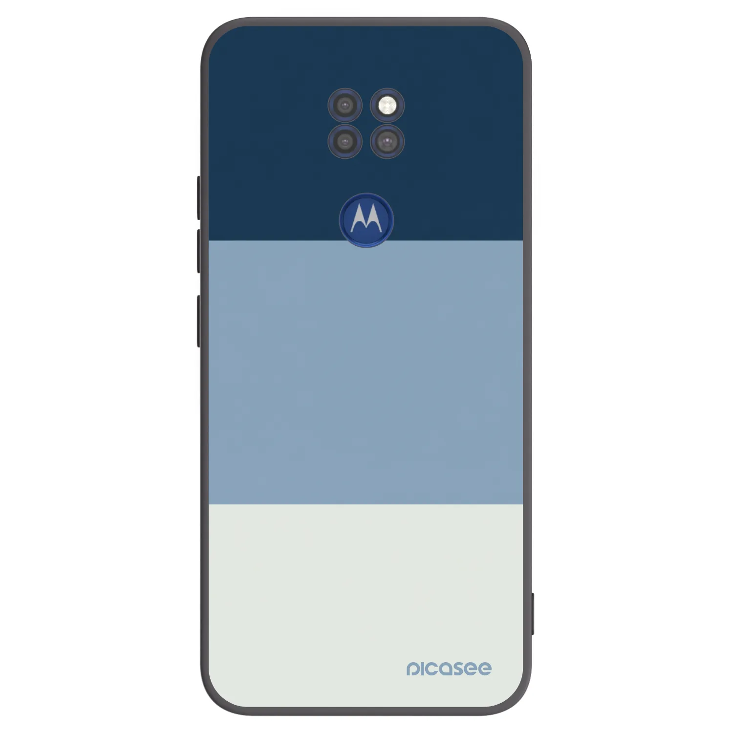 Picasee husă neagră din silicon pentru Motorola Moto G9 Play - Coastal Blue