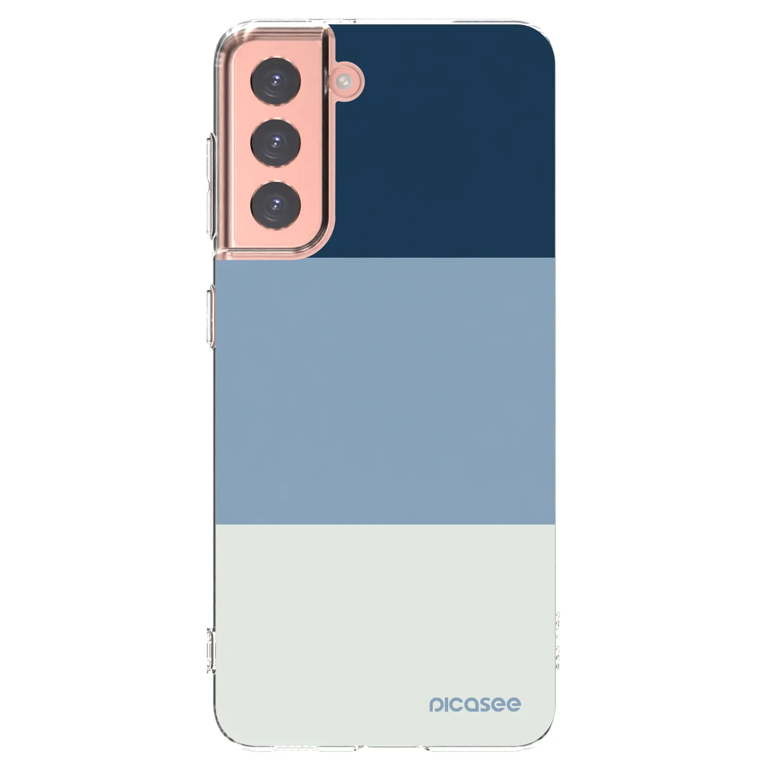 Picasee husă transparentă din silicon pentru Samsung Galaxy S21 5G G991B - Coastal Blue