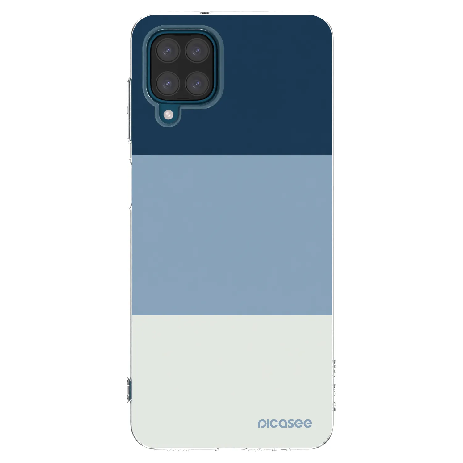 Picasee husă transparentă din silicon pentru Samsung Galaxy A12 A125F - Coastal Blue