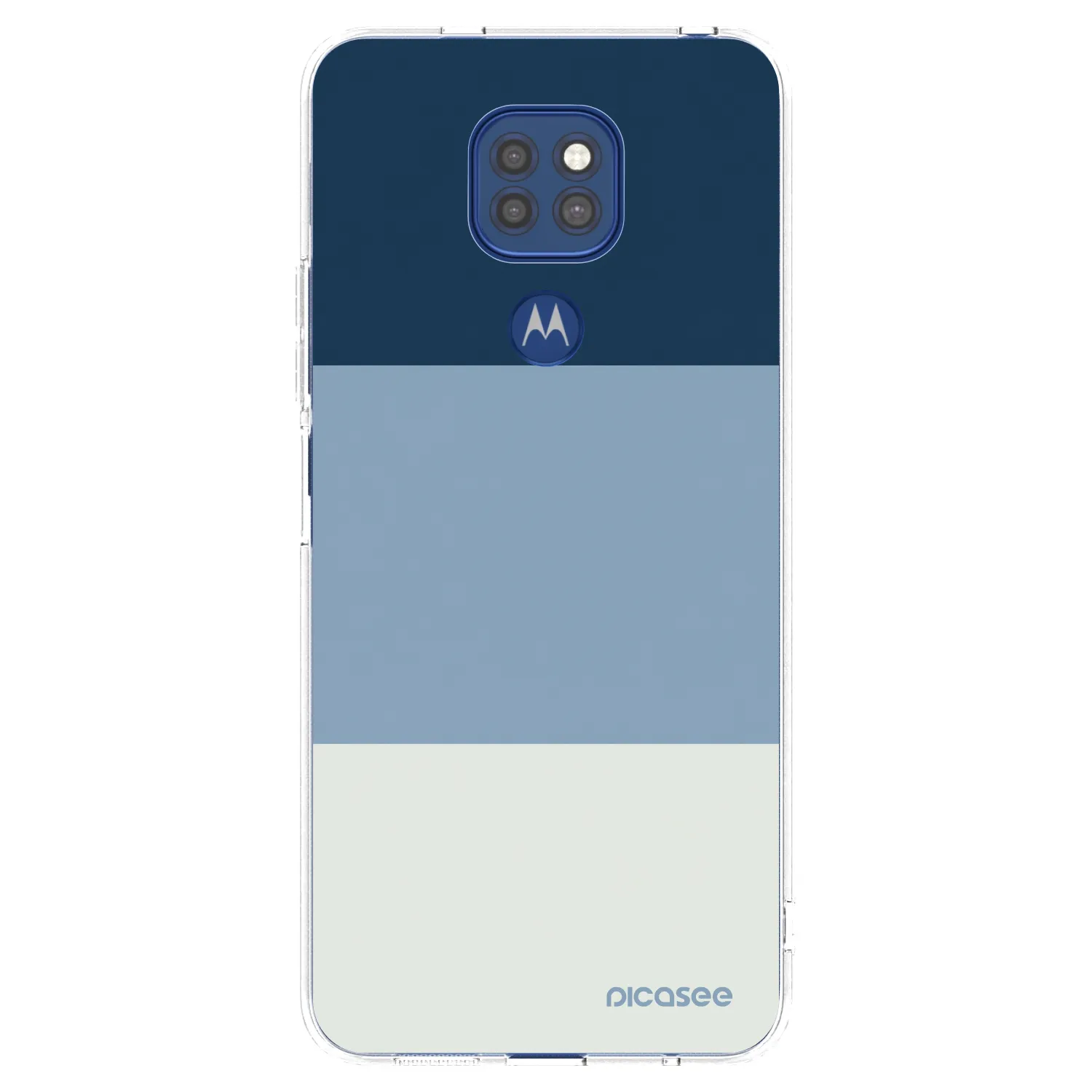 Picasee husă transparentă din silicon pentru Motorola Moto G9 Play - Coastal Blue