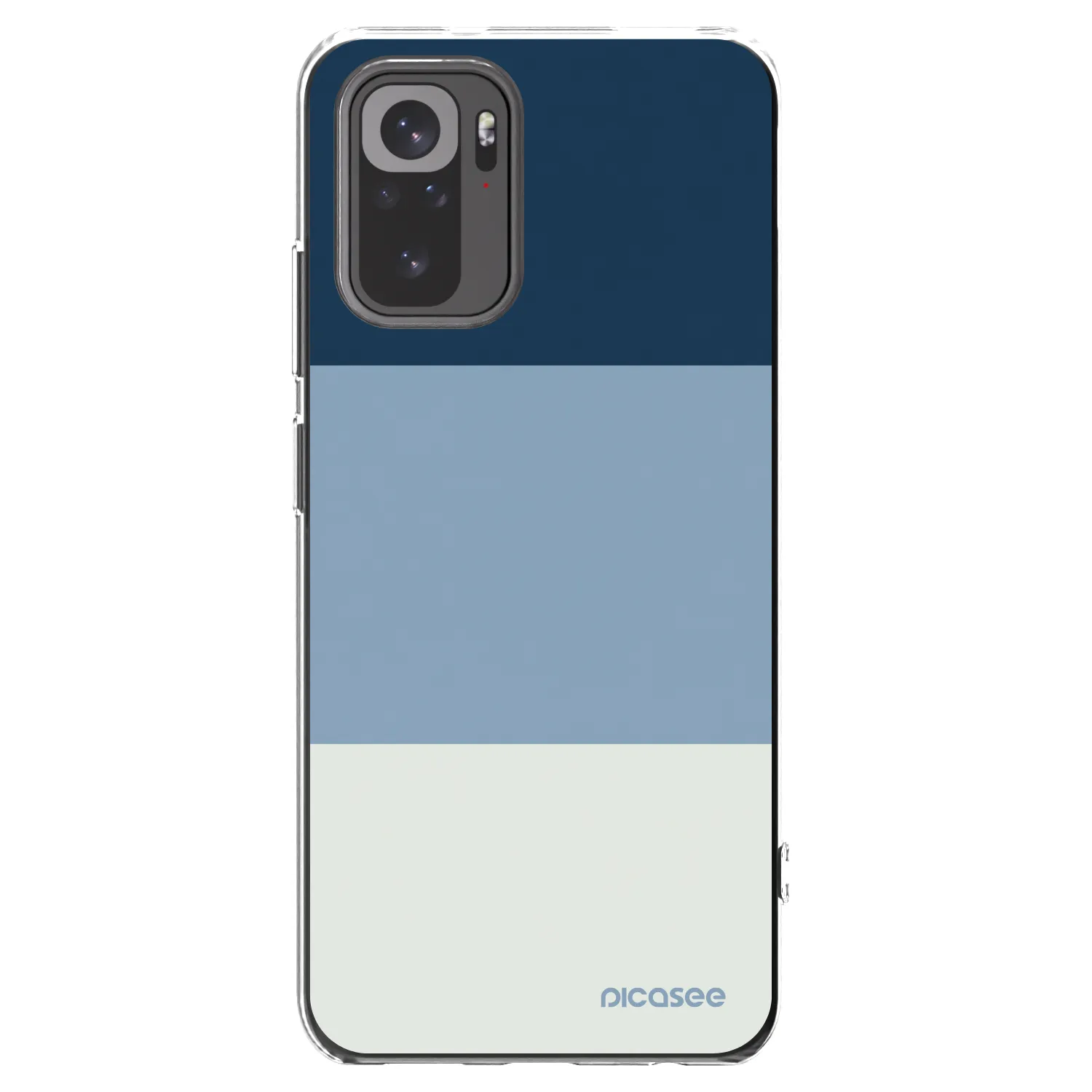 Picasee husă transparentă din silicon pentru Xiaomi Redmi Note 10 - Coastal Blue