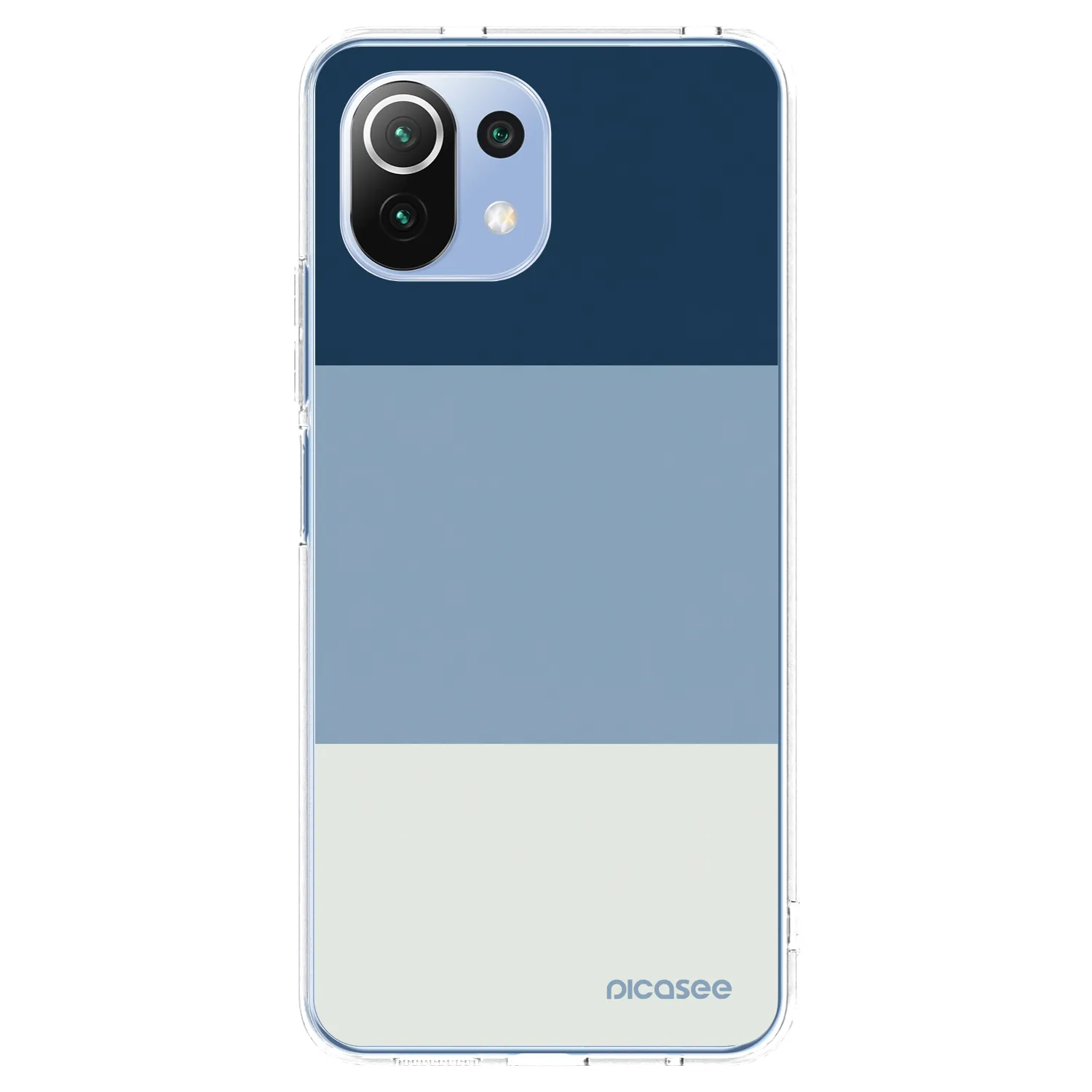 Picasee husă transparentă din silicon pentru Xiaomi Mi 11 Lite - Coastal Blue