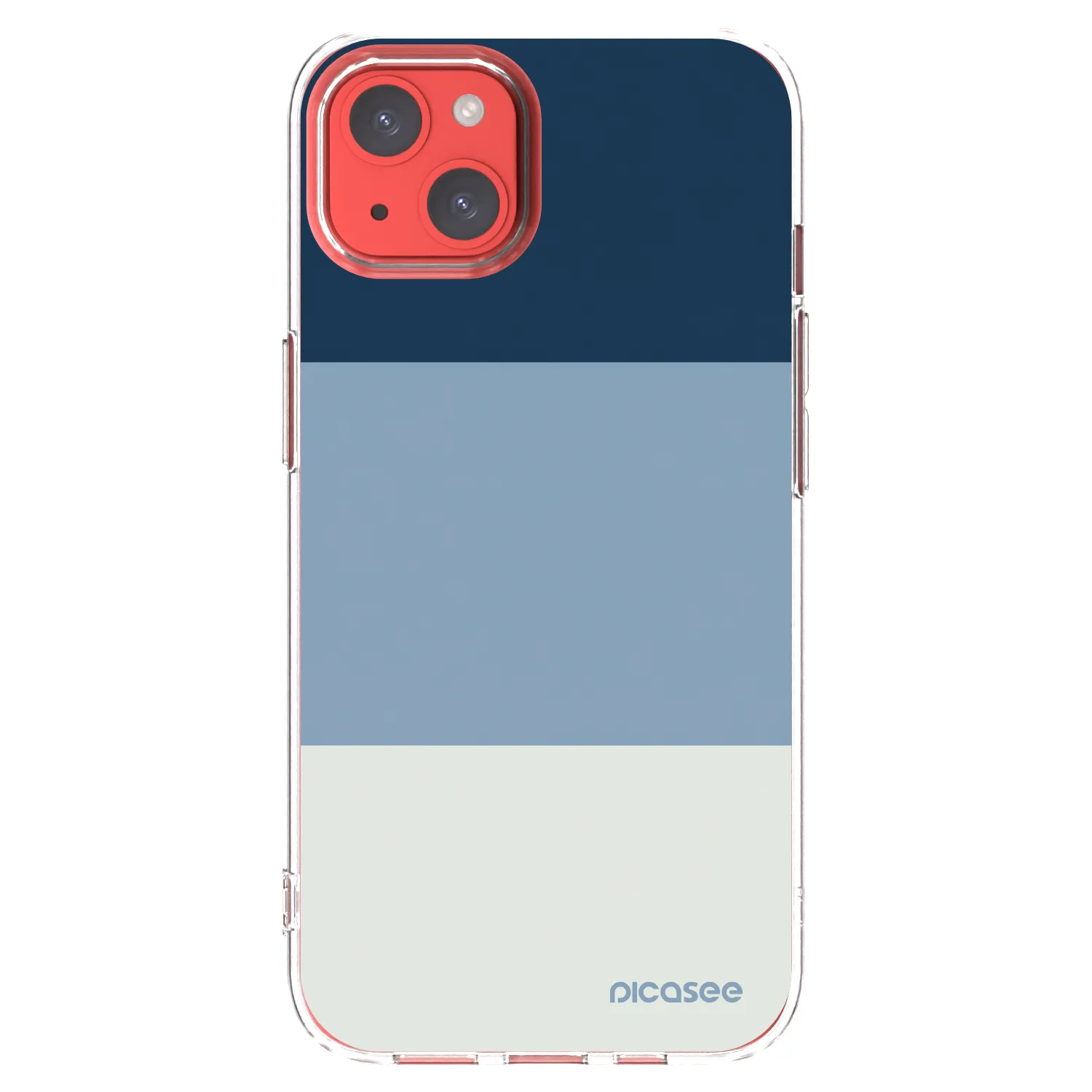 Picasee husă transparentă din silicon pentru Apple iPhone 13 - Coastal Blue