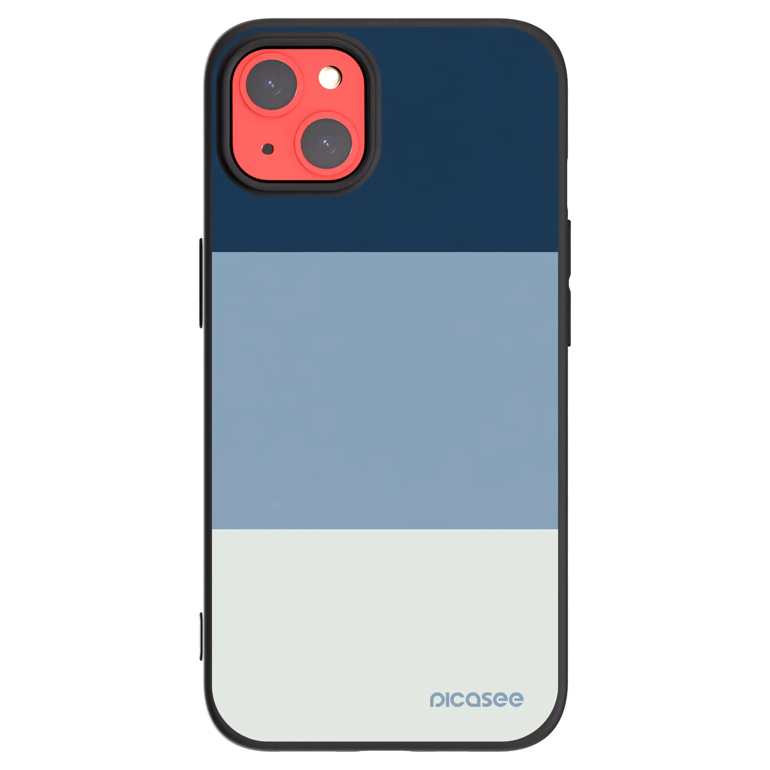 Picasee husă neagră din silicon pentru Apple iPhone 13 - Coastal Blue