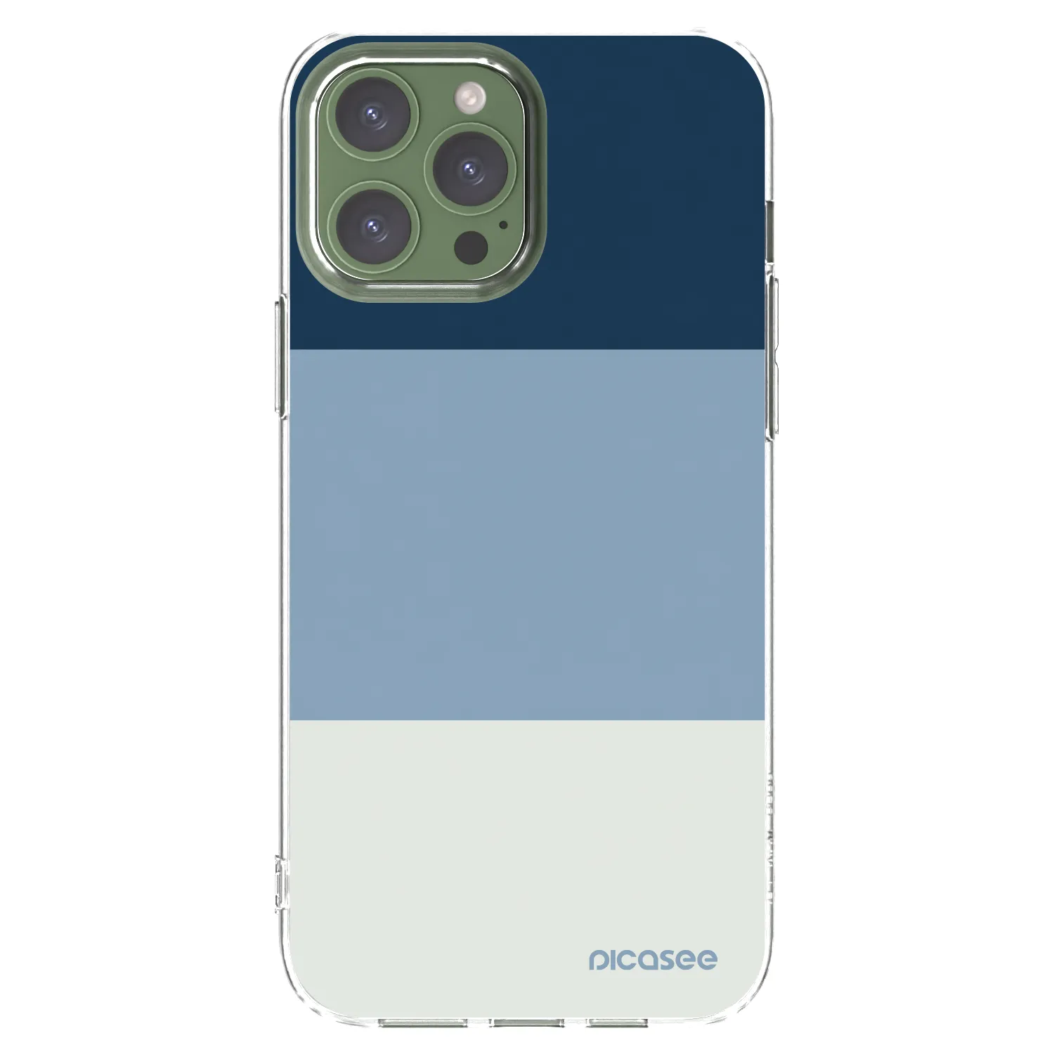 Picasee husă transparentă din silicon pentru Apple iPhone 13 Pro Max - Coastal Blue