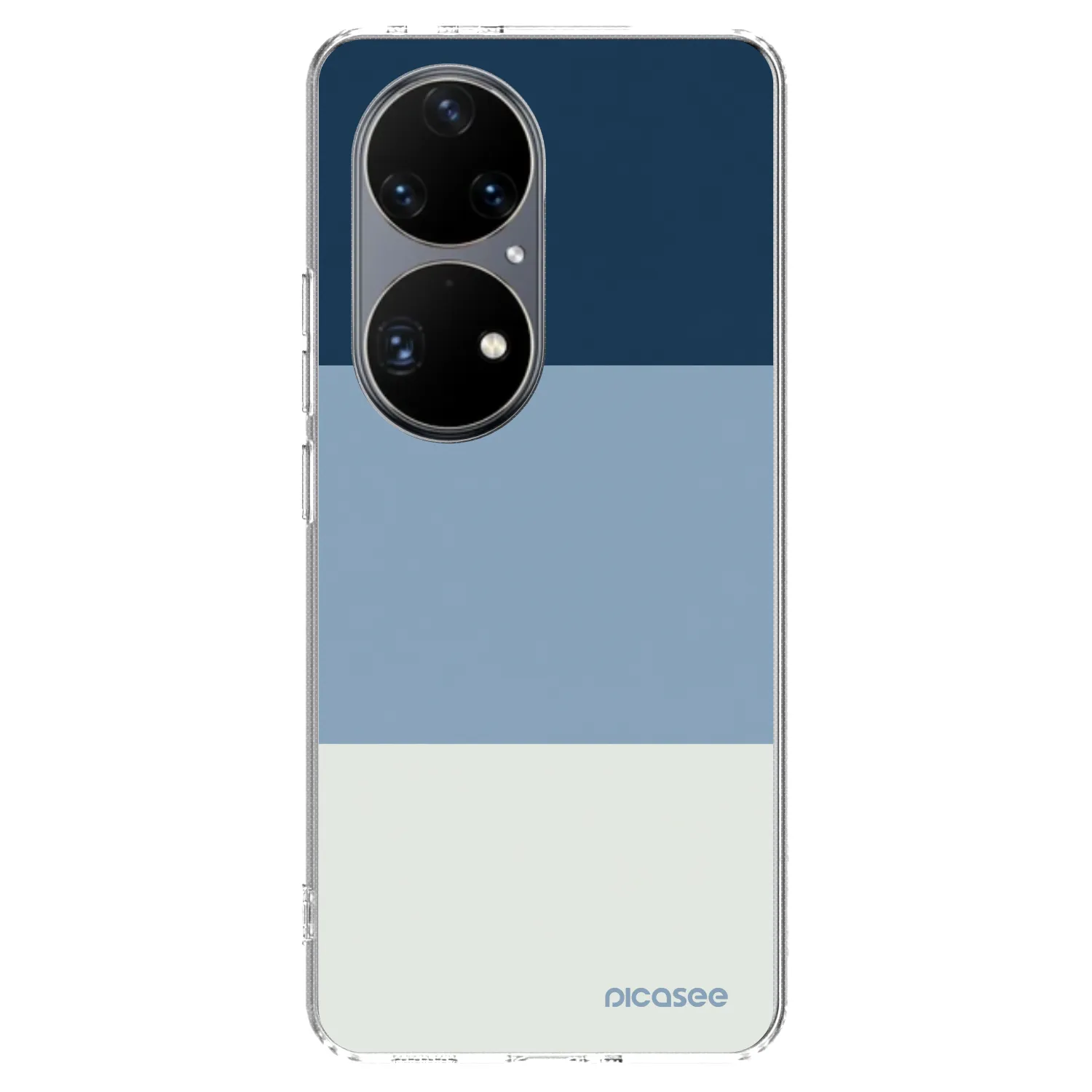 Picasee husă transparentă din silicon pentru Huawei P50 - Coastal Blue