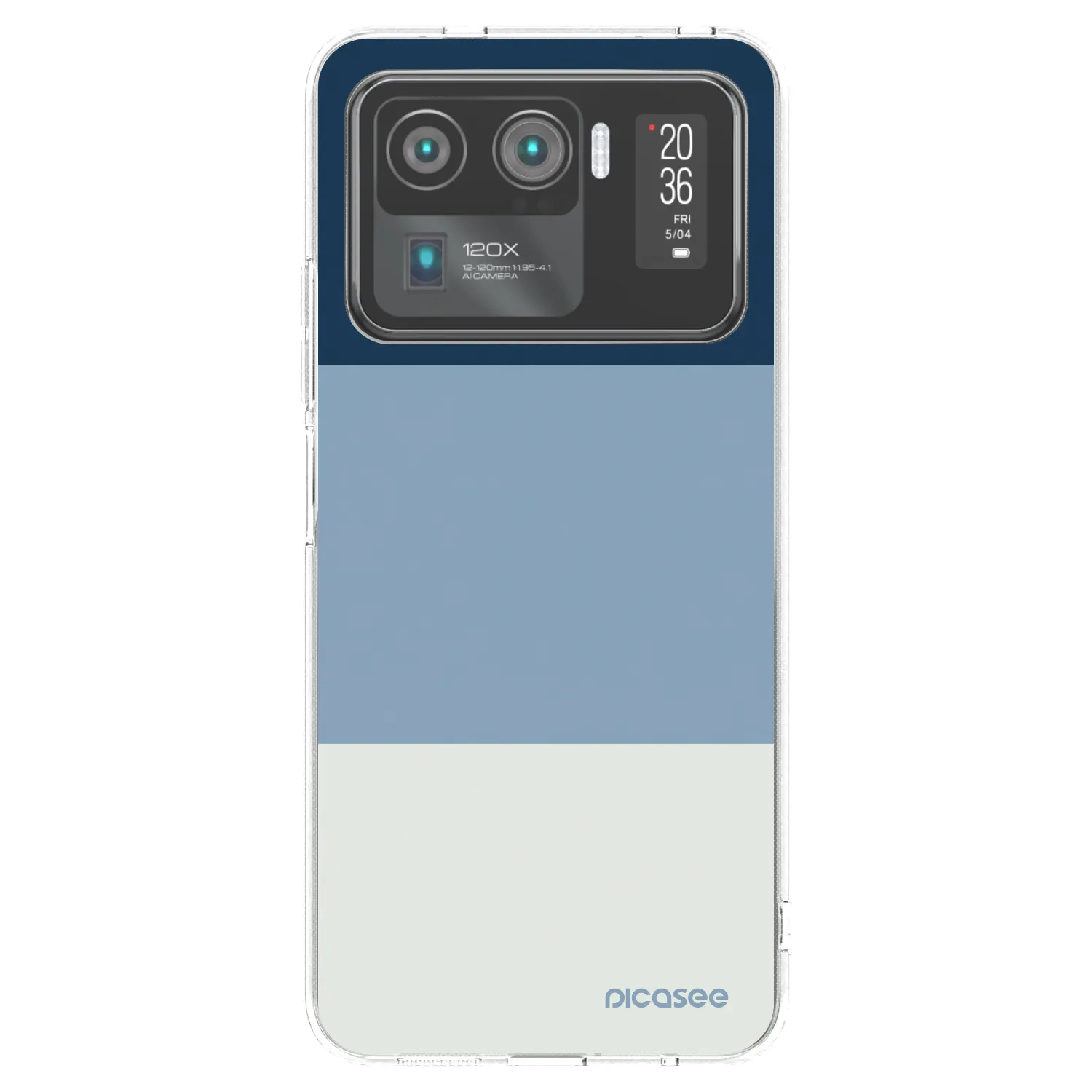 Picasee husă transparentă din silicon pentru Xiaomi Mi 11 Ultra - Coastal Blue