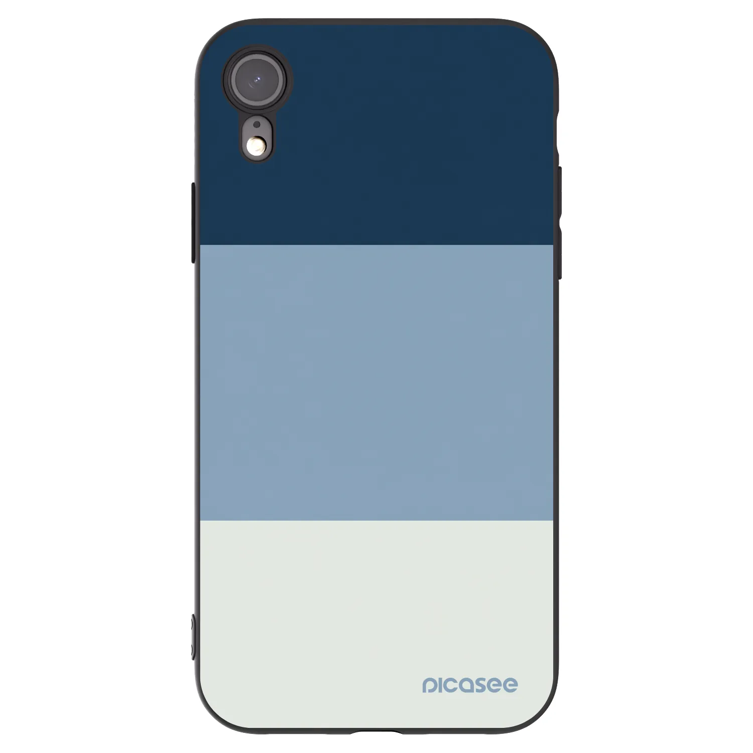 Picasee husă neagră din silicon pentru Apple iPhone XR - Coastal Blue