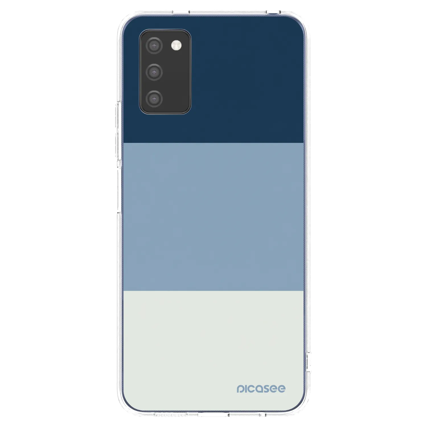 Picasee husă transparentă din silicon pentru Samsung Galaxy A02s A025G - Coastal Blue