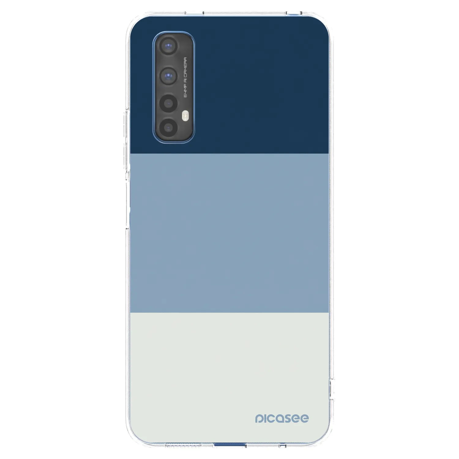 Picasee husă transparentă din silicon pentru Realme 7 - Coastal Blue
