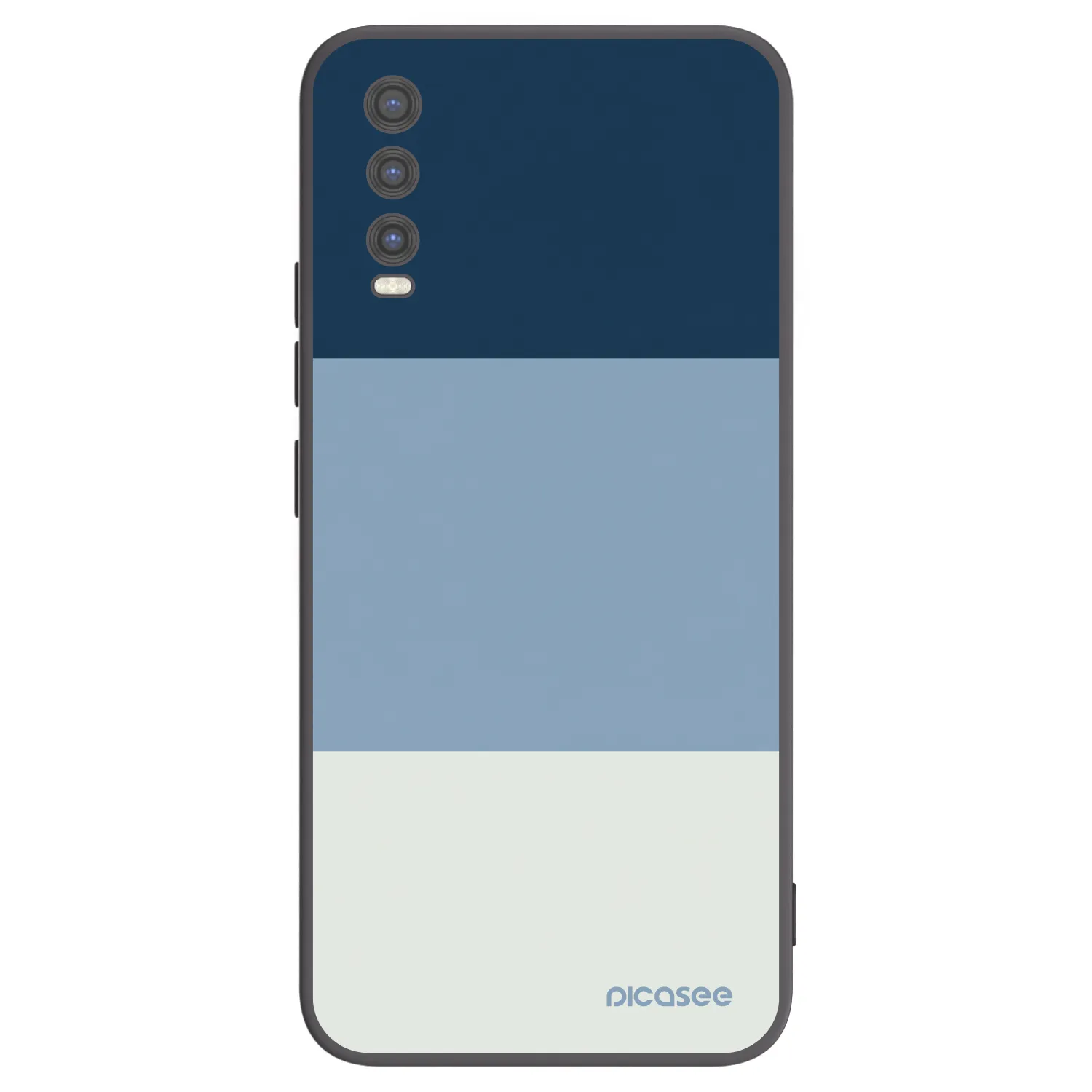 Picasee husă neagră din silicon pentru Vivo Y20s - Coastal Blue