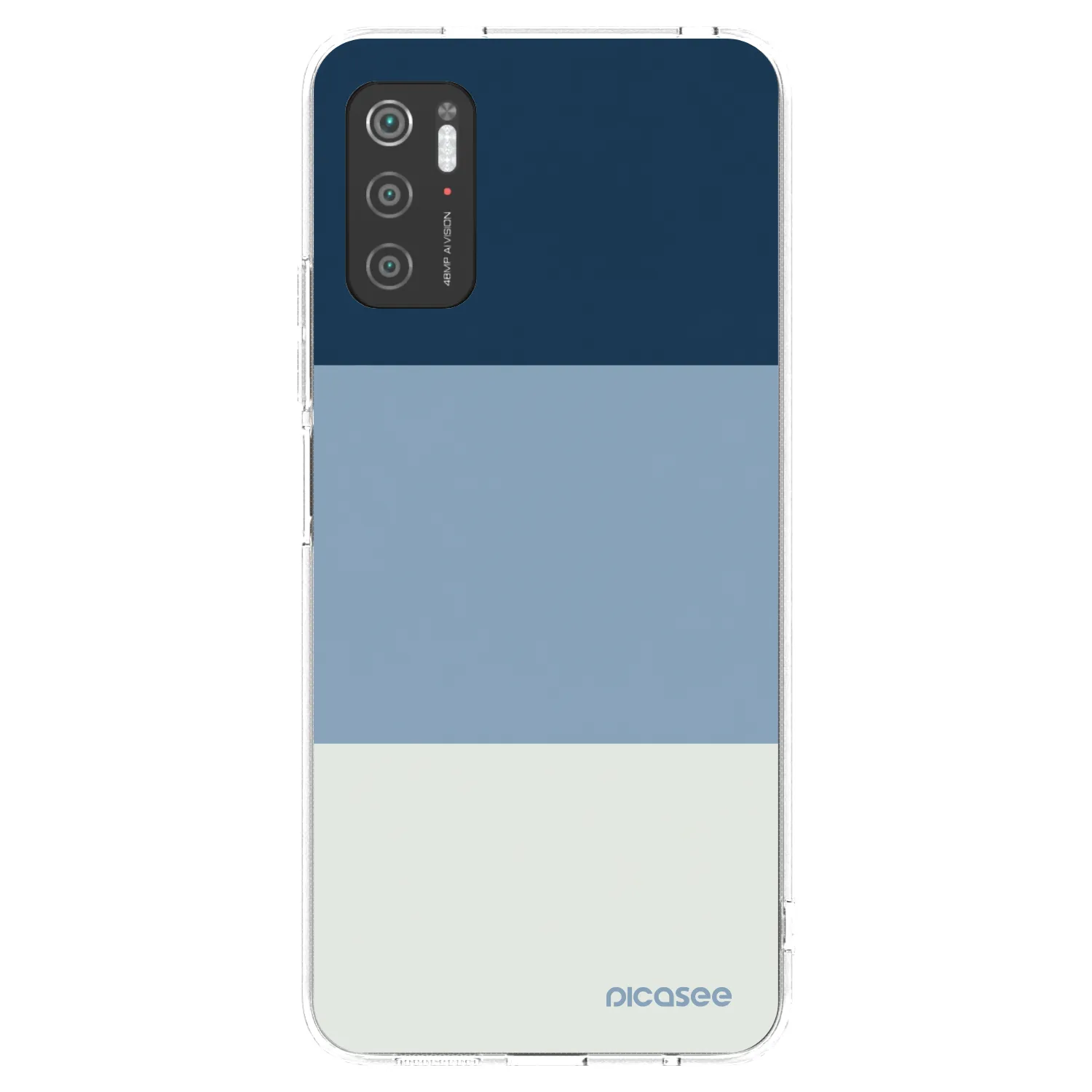 Picasee husă transparentă din silicon pentru Xiaomi Poco M3 Pro 5G - Coastal Blue