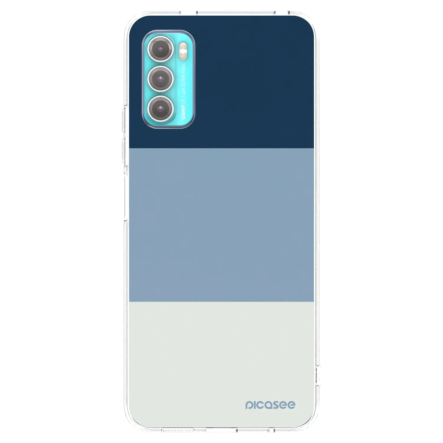 Picasee husă transparentă din silicon pentru Motorola Moto G60 - Coastal Blue