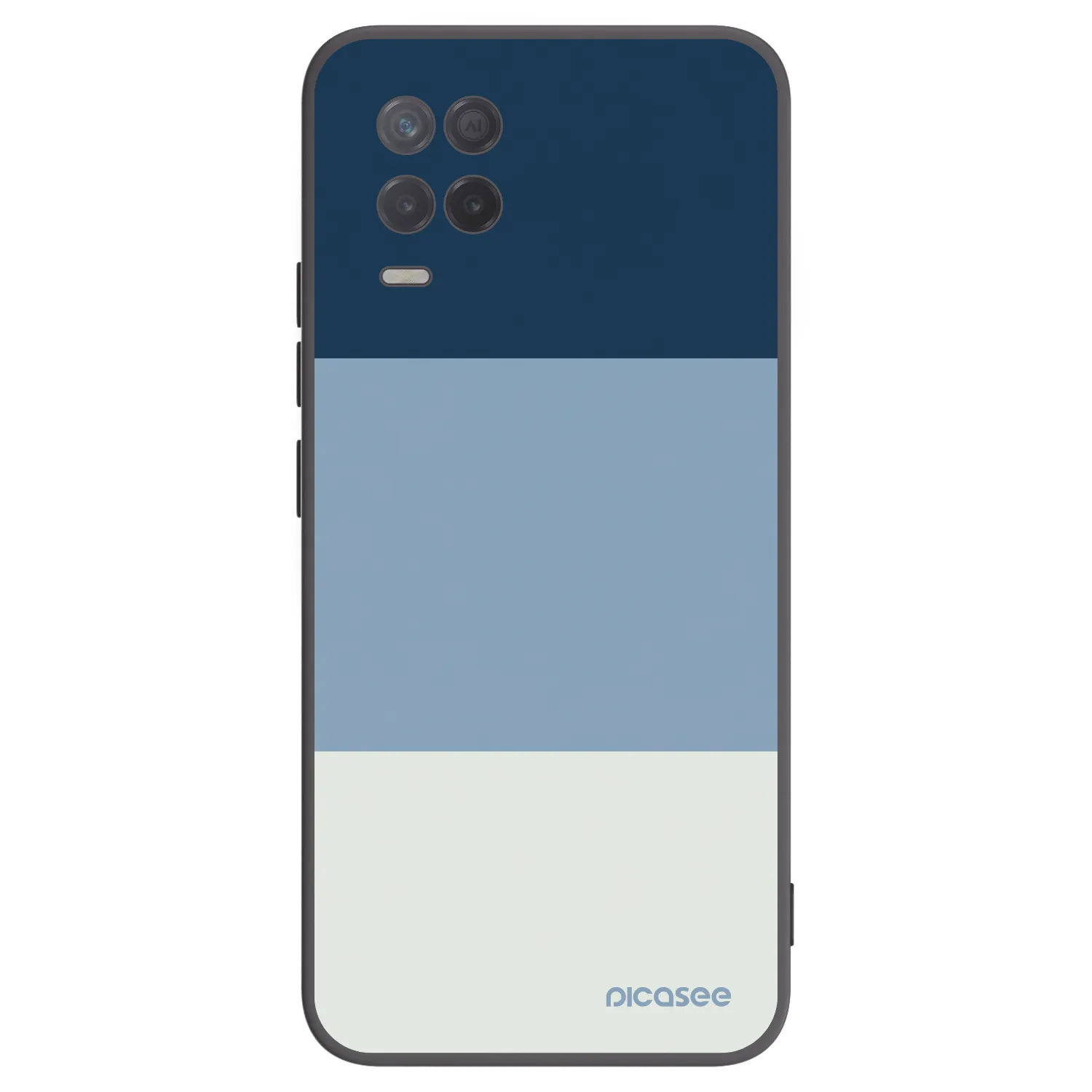 Picasee husă neagră din silicon pentru Realme 8 5G - Coastal Blue