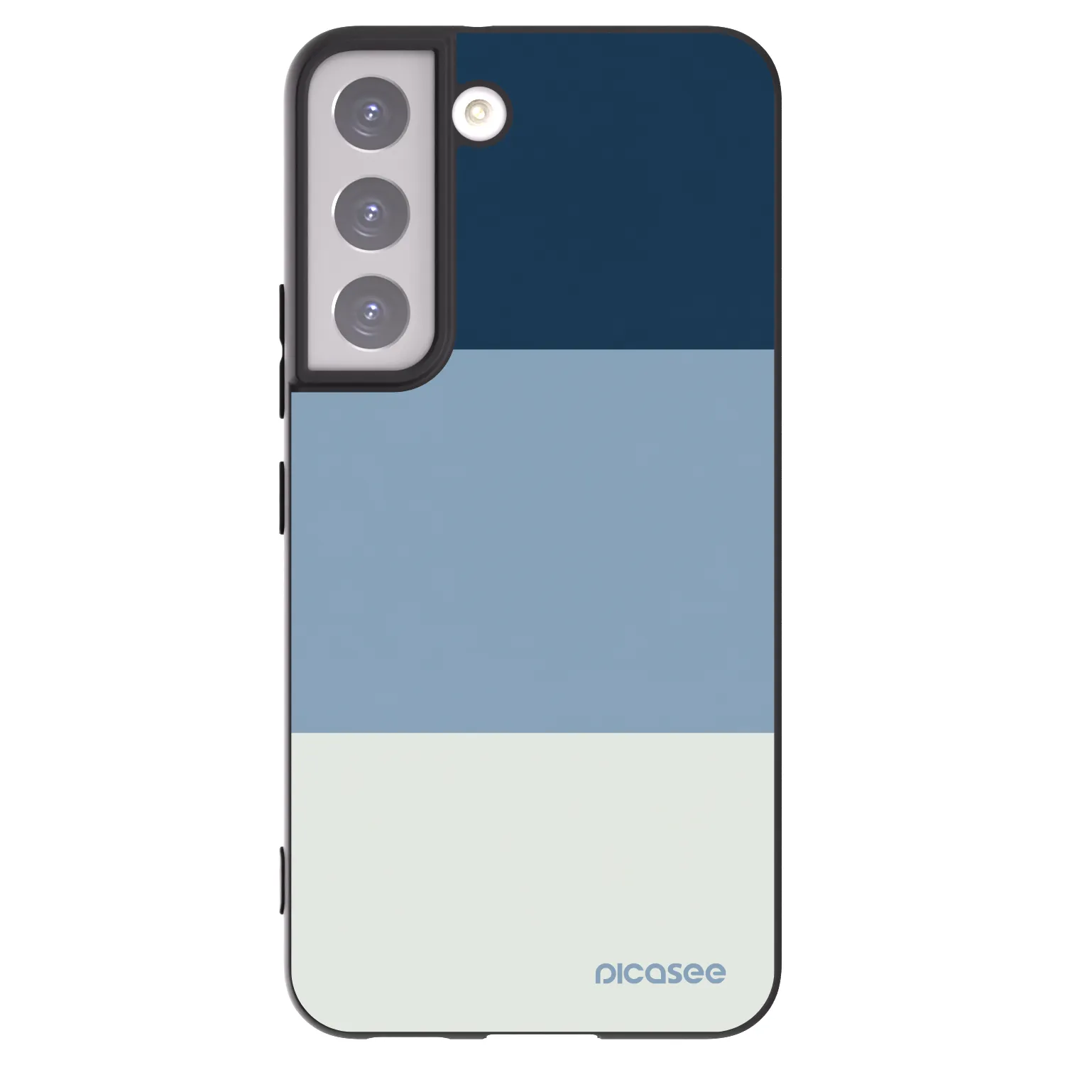 Picasee husă neagră din silicon pentru Samsung Galaxy S22 5G - Coastal Blue