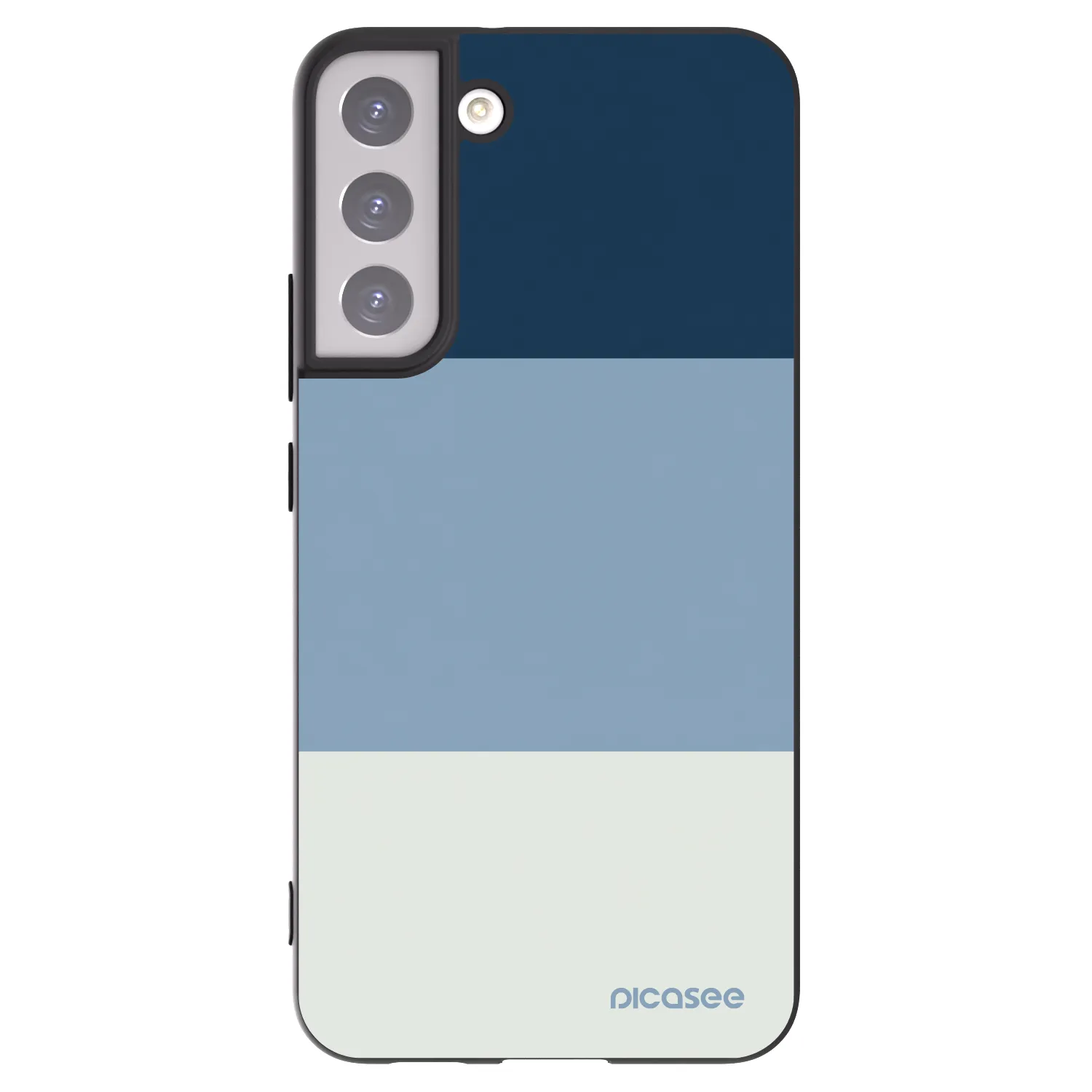 Picasee husă neagră din silicon pentru Samsung Galaxy S22+ 5G - Coastal Blue