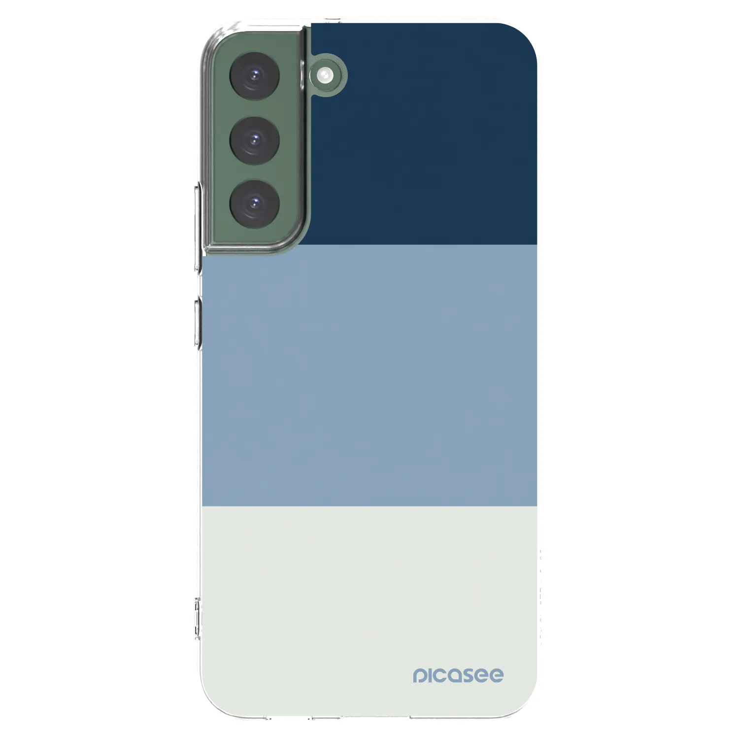 Picasee husă transparentă din silicon pentru Samsung Galaxy S22+ 5G - Coastal Blue