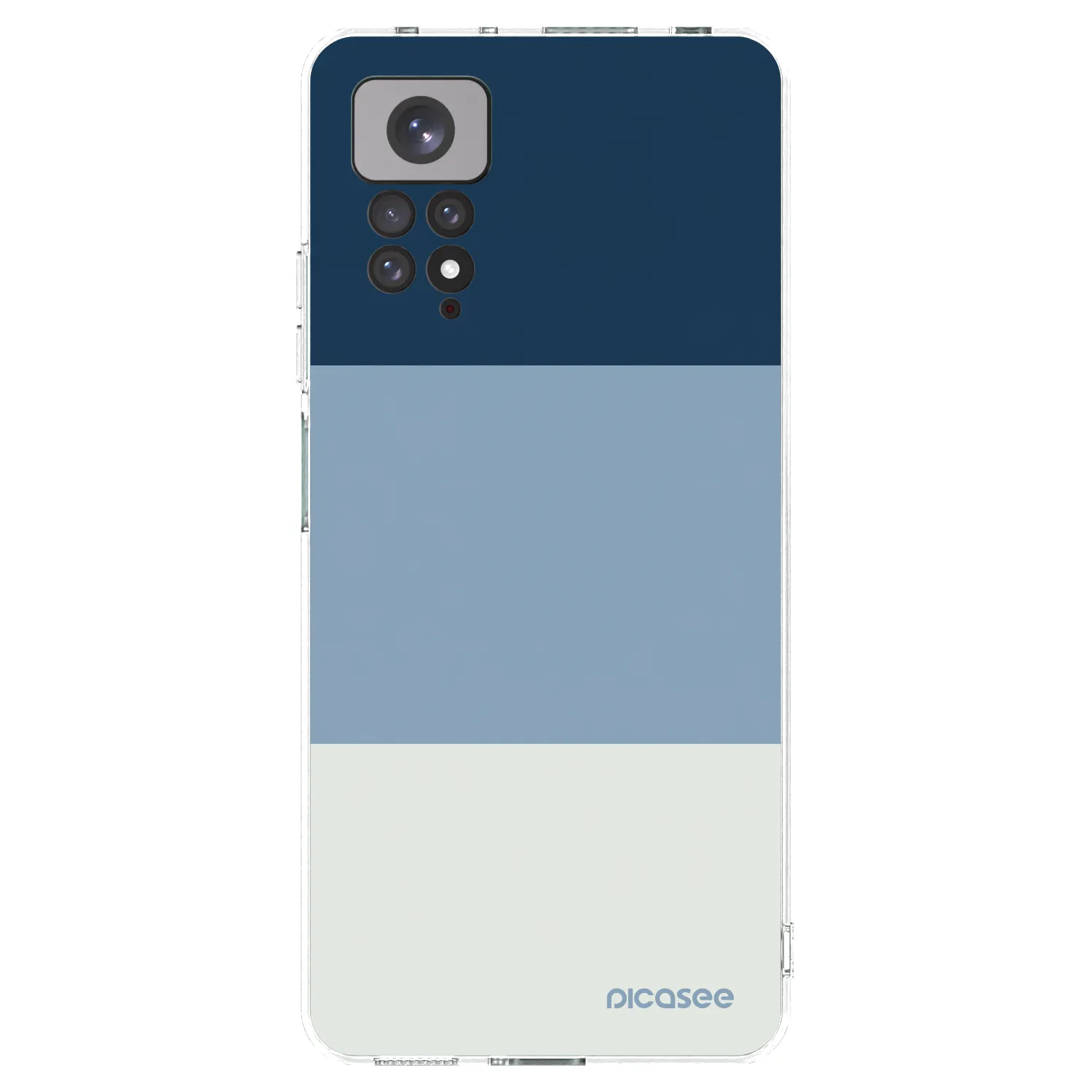 Picasee husă transparentă din silicon pentru Xiaomi Redmi Note 11 - Coastal Blue