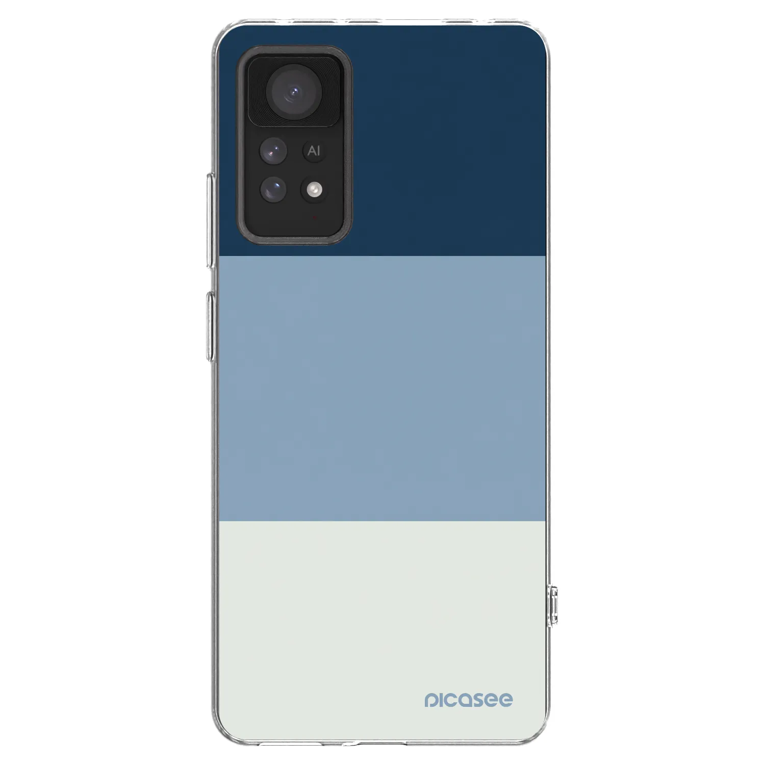 Picasee husă transparentă din silicon pentru Xiaomi Redmi Note 11 Pro 5G - Coastal Blue