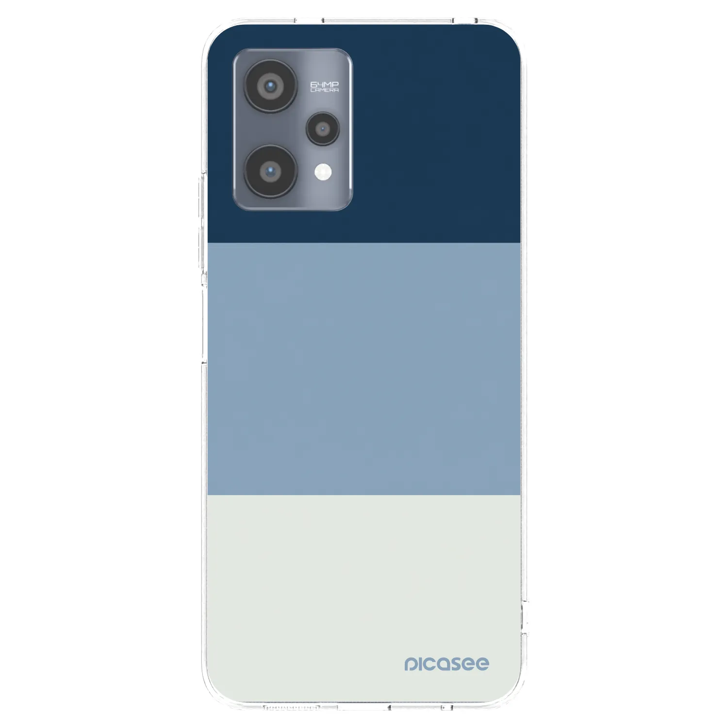 Picasee husă transparentă din silicon pentru Realme 9 Pro 5G - Coastal Blue