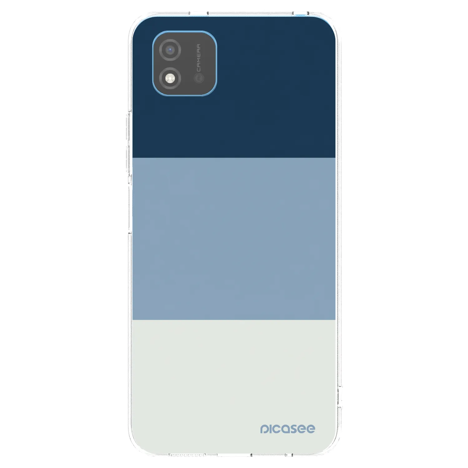 Picasee husă transparentă din silicon pentru Realme C11 (2021) - Coastal Blue