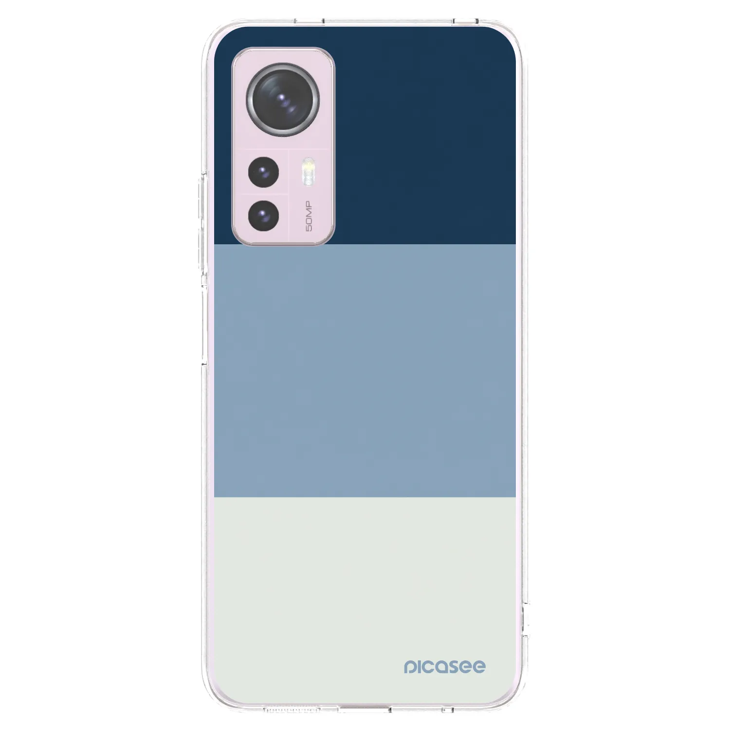 Picasee husă transparentă din silicon pentru Xiaomi 12 - Coastal Blue