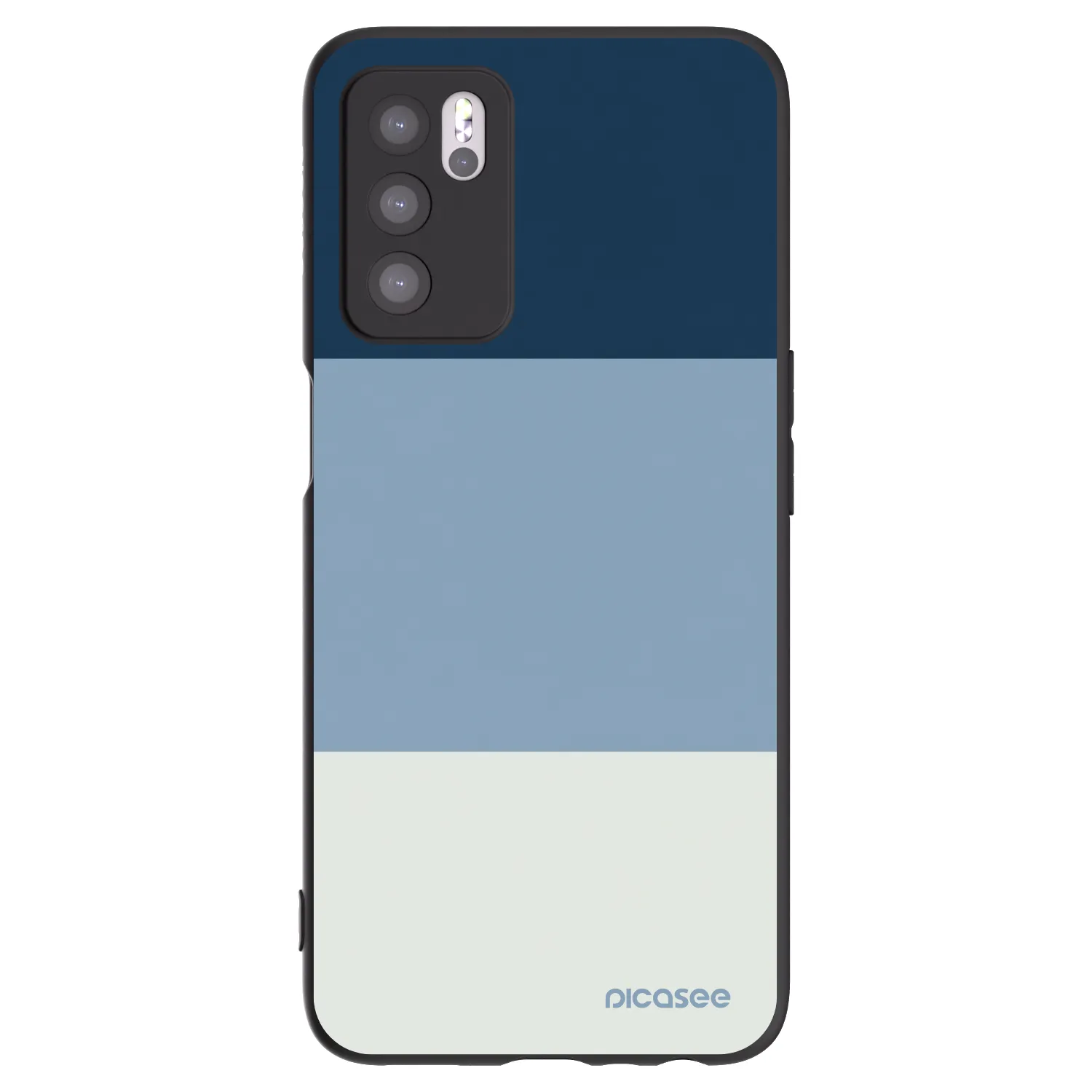 Picasee husă neagră din silicon pentru OPPO A16s - Coastal Blue