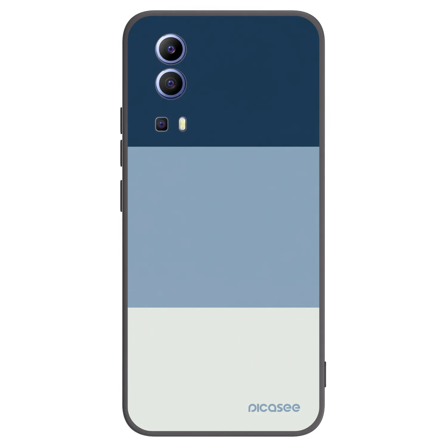Picasee husă neagră din silicon pentru Vivo Y52 5G - Coastal Blue