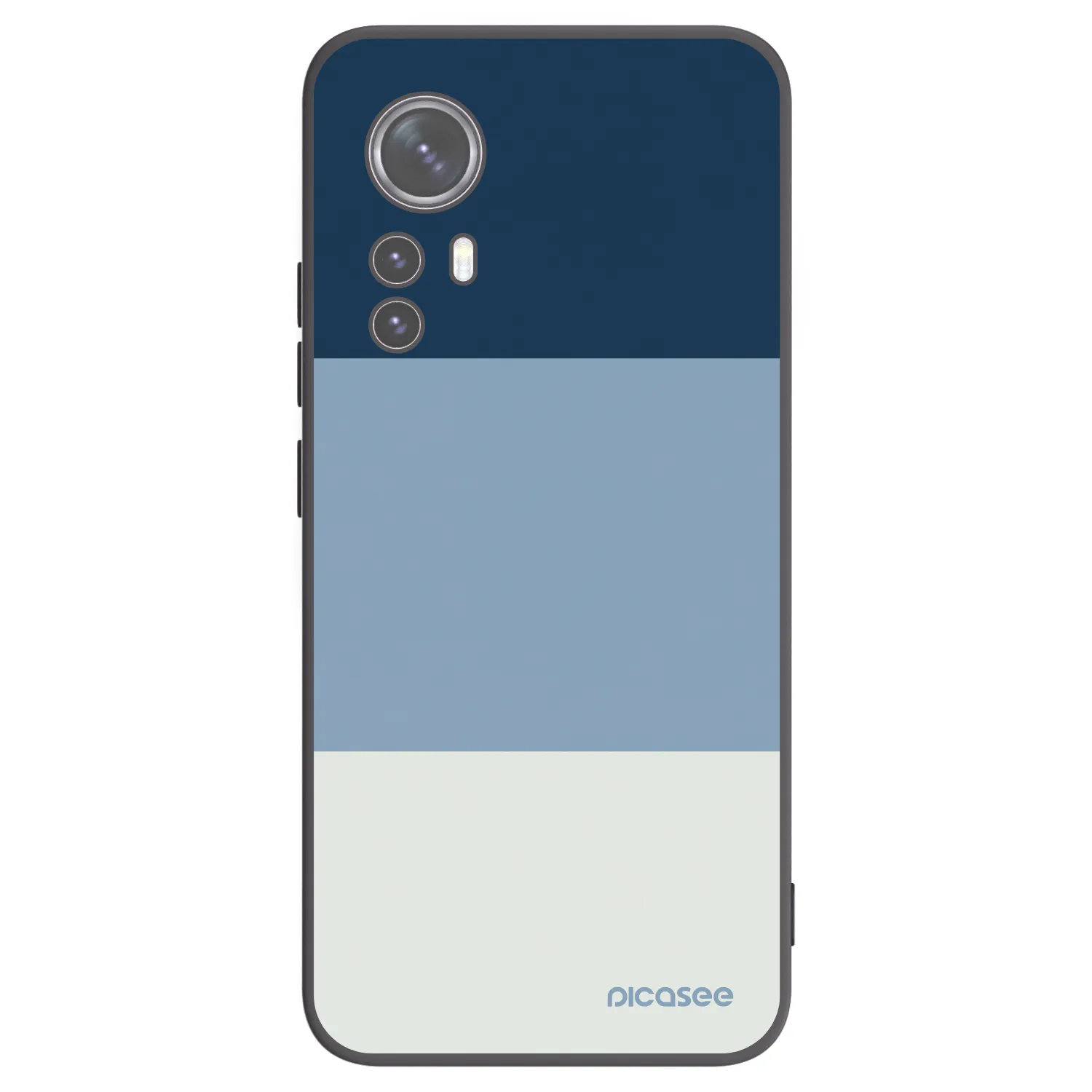 Picasee husă neagră din silicon pentru Xiaomi 12X - Coastal Blue