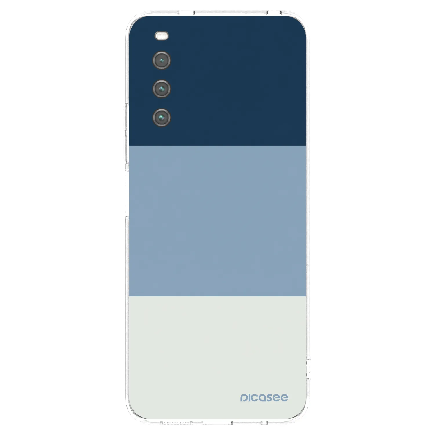 Picasee husă transparentă din silicon pentru Sony Xperia 10 IV 5G - Coastal Blue