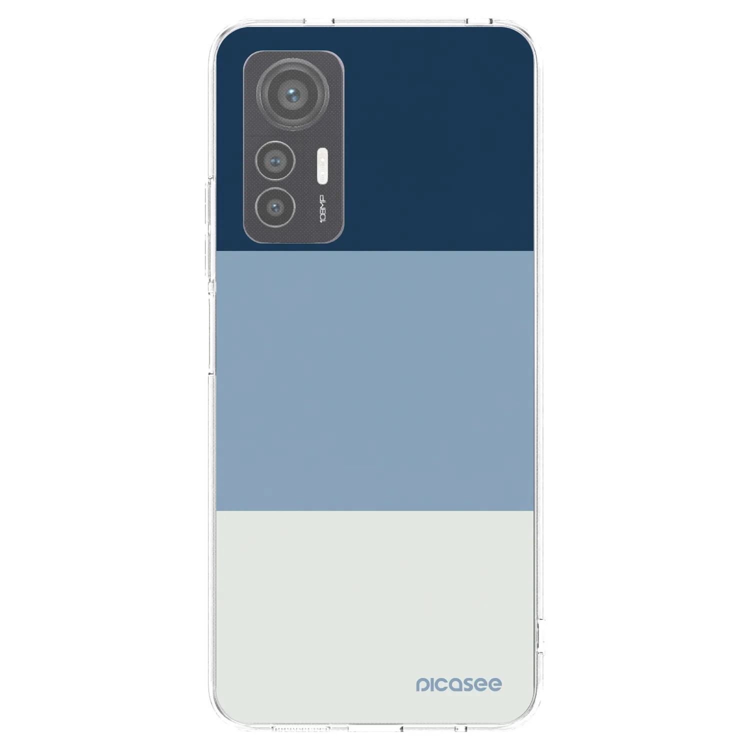 Picasee husă transparentă din silicon pentru Xiaomi 12 Lite - Coastal Blue
