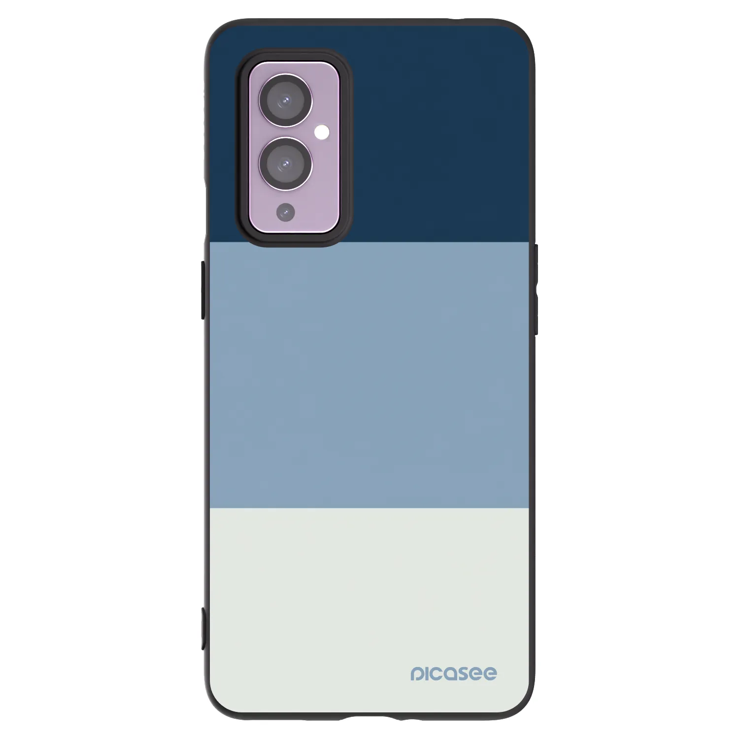 Picasee husă neagră din silicon pentru OnePlus 9 - Coastal Blue