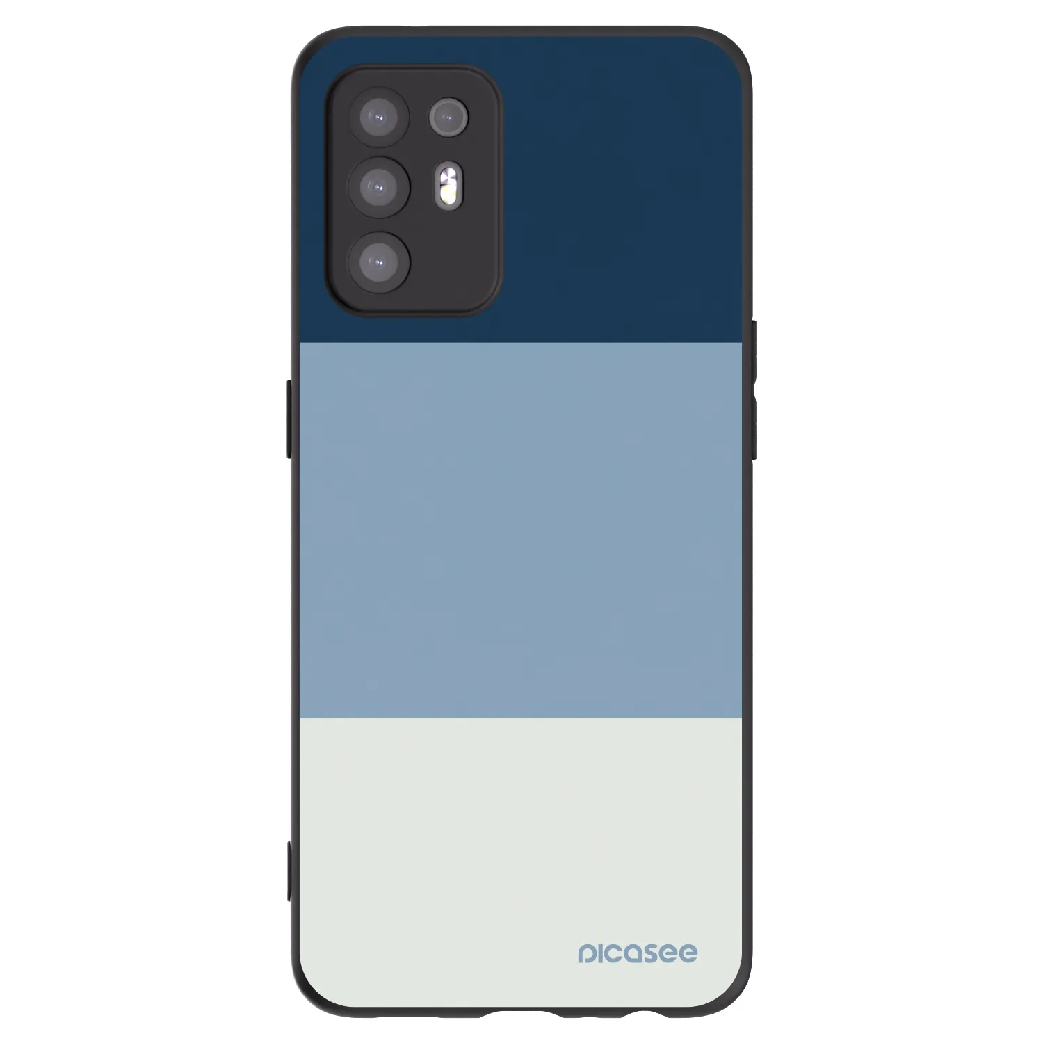 Picasee husă neagră din silicon pentru OPPO A94 5G - Coastal Blue